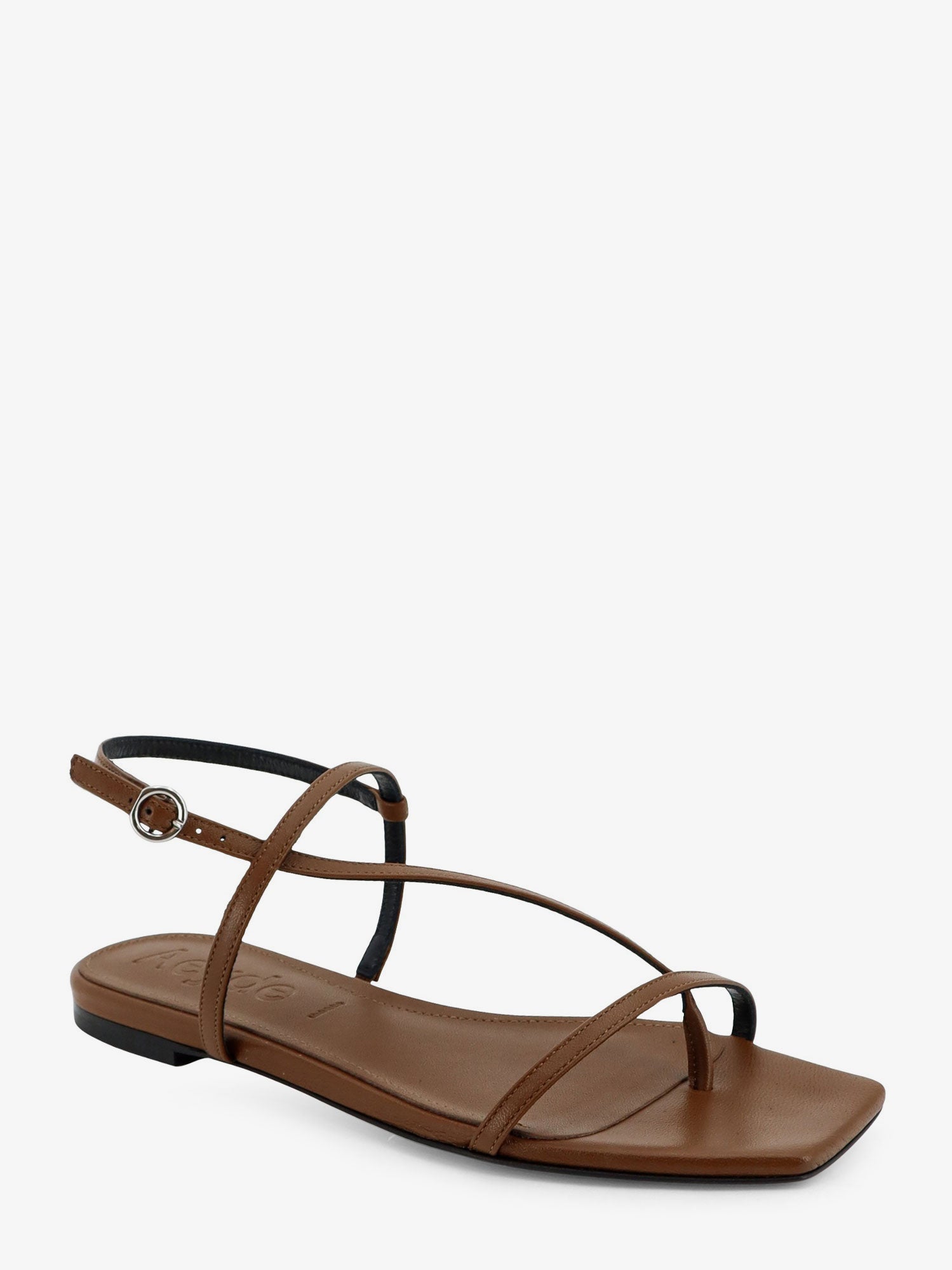 Aeyde Ella Flat Leather Sandals