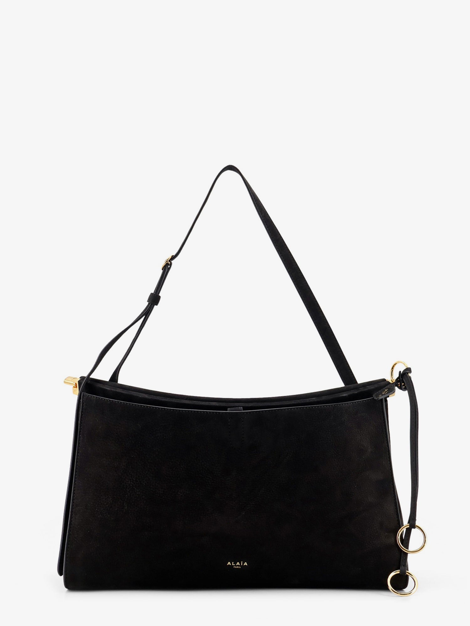 Alaïa Le Click Pocket 35 Nabuk Shoulder Bag