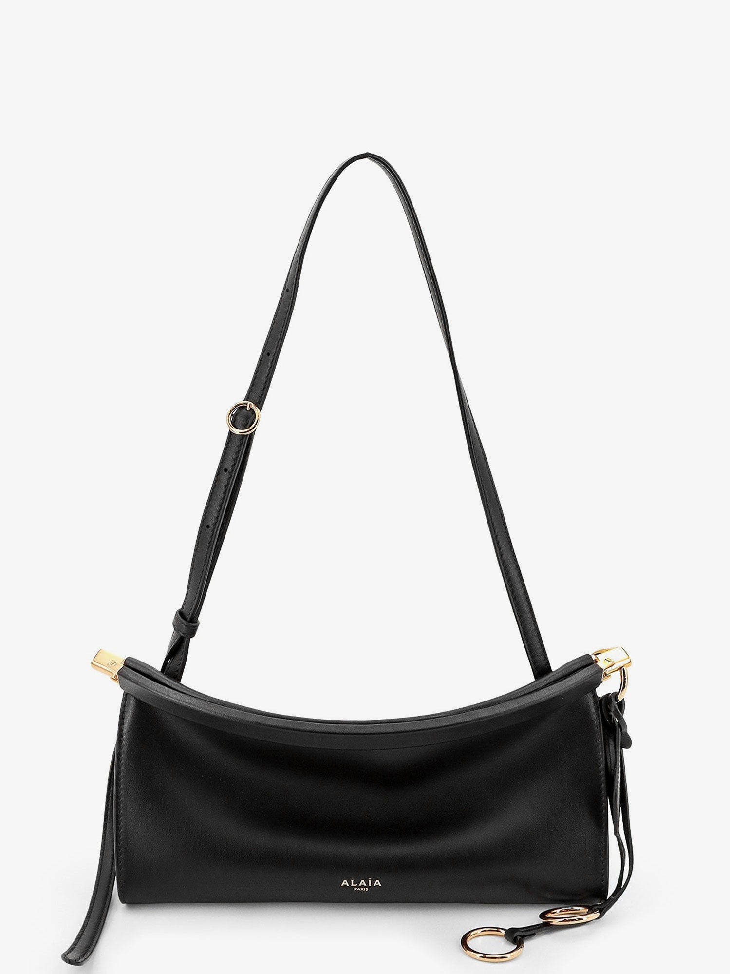 Alaïa Le Click East West Small Leather Crossbody Bag