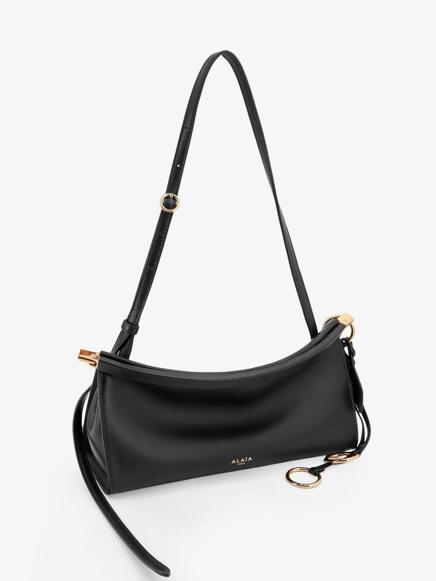 Alaïa Le Click East West Small Leather Crossbody Bag