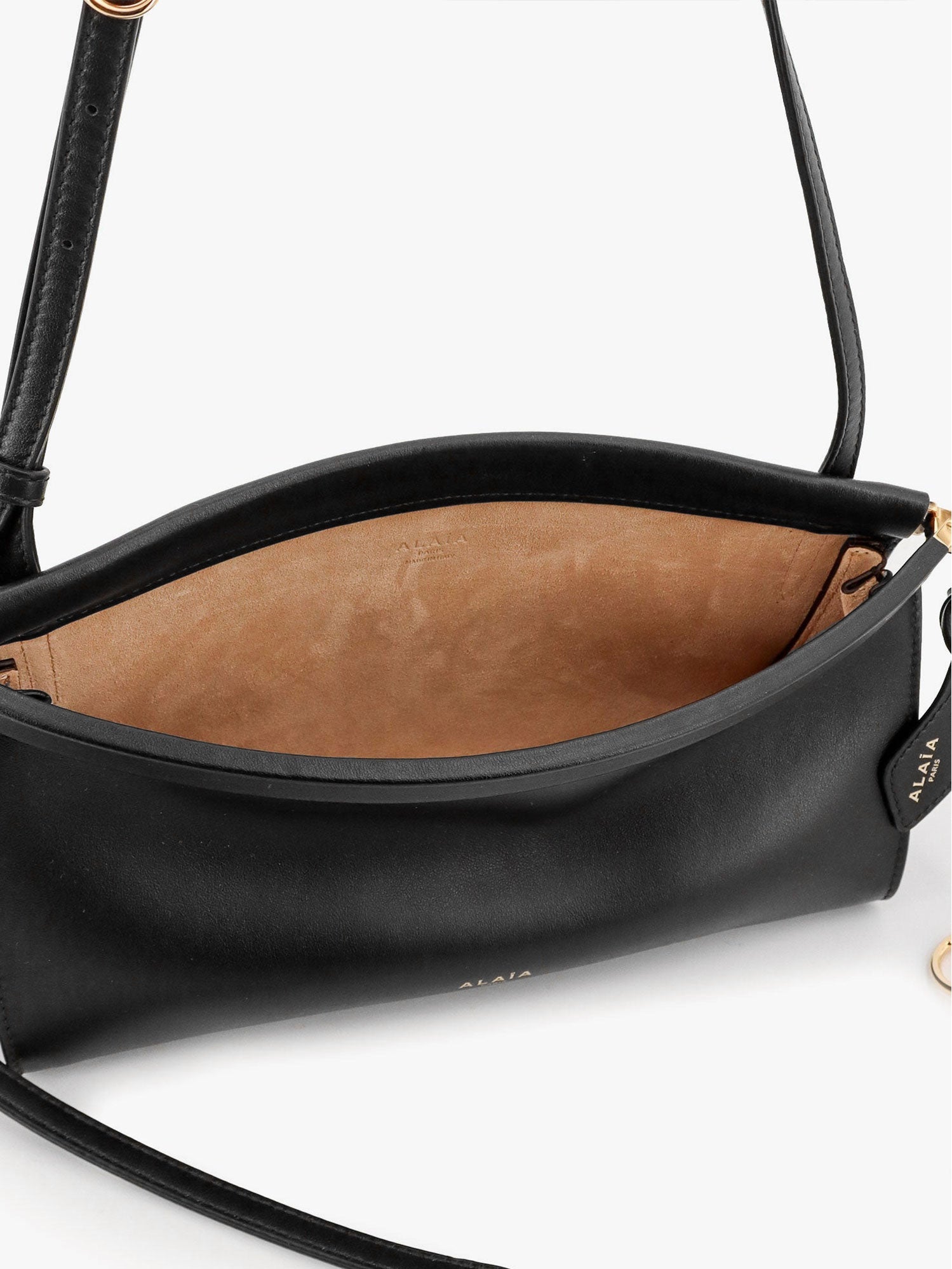 Alaïa Le Click East West Small Leather Crossbody Bag