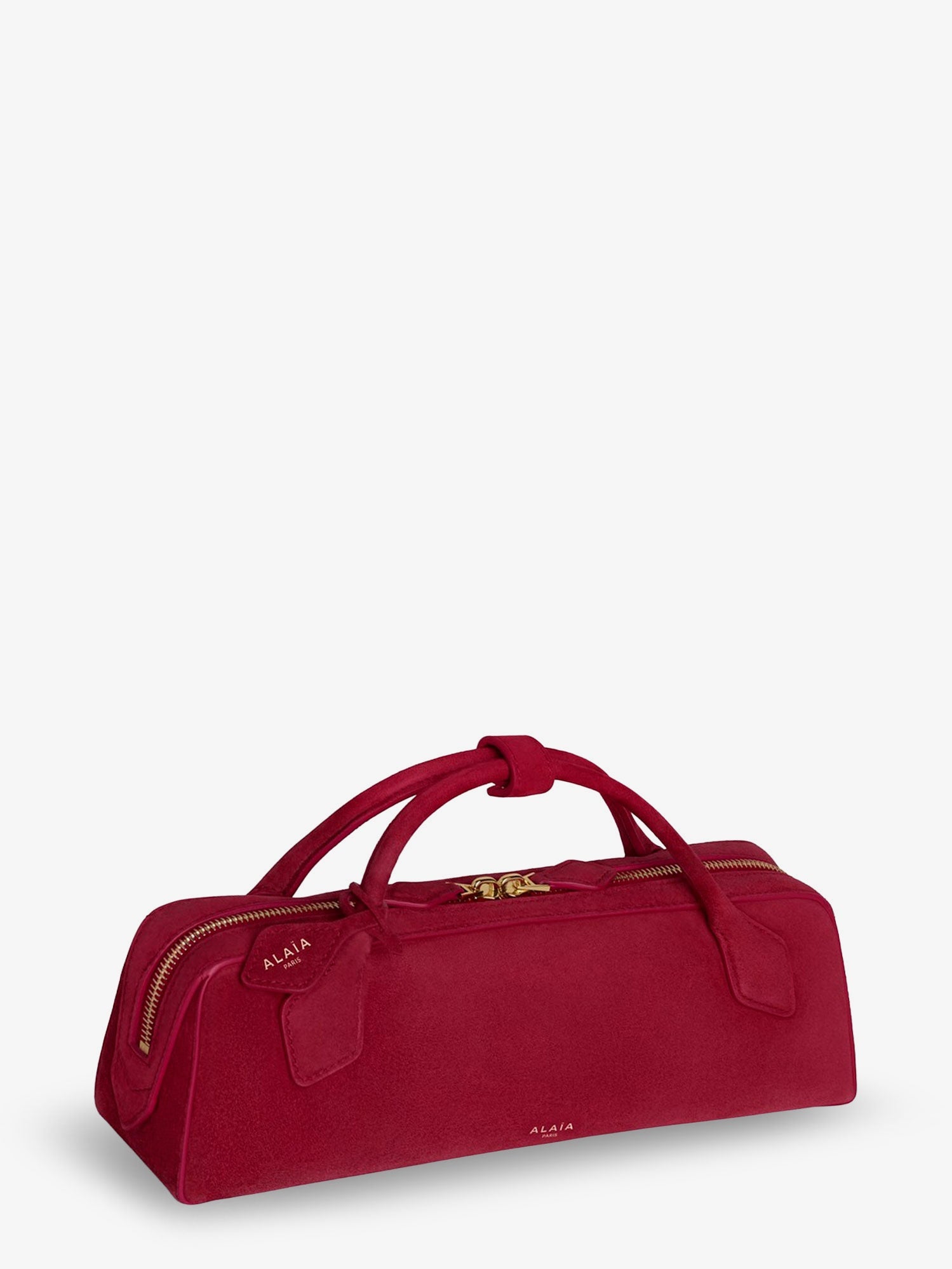 Alaïa Teckel Clutch Suede Handbag