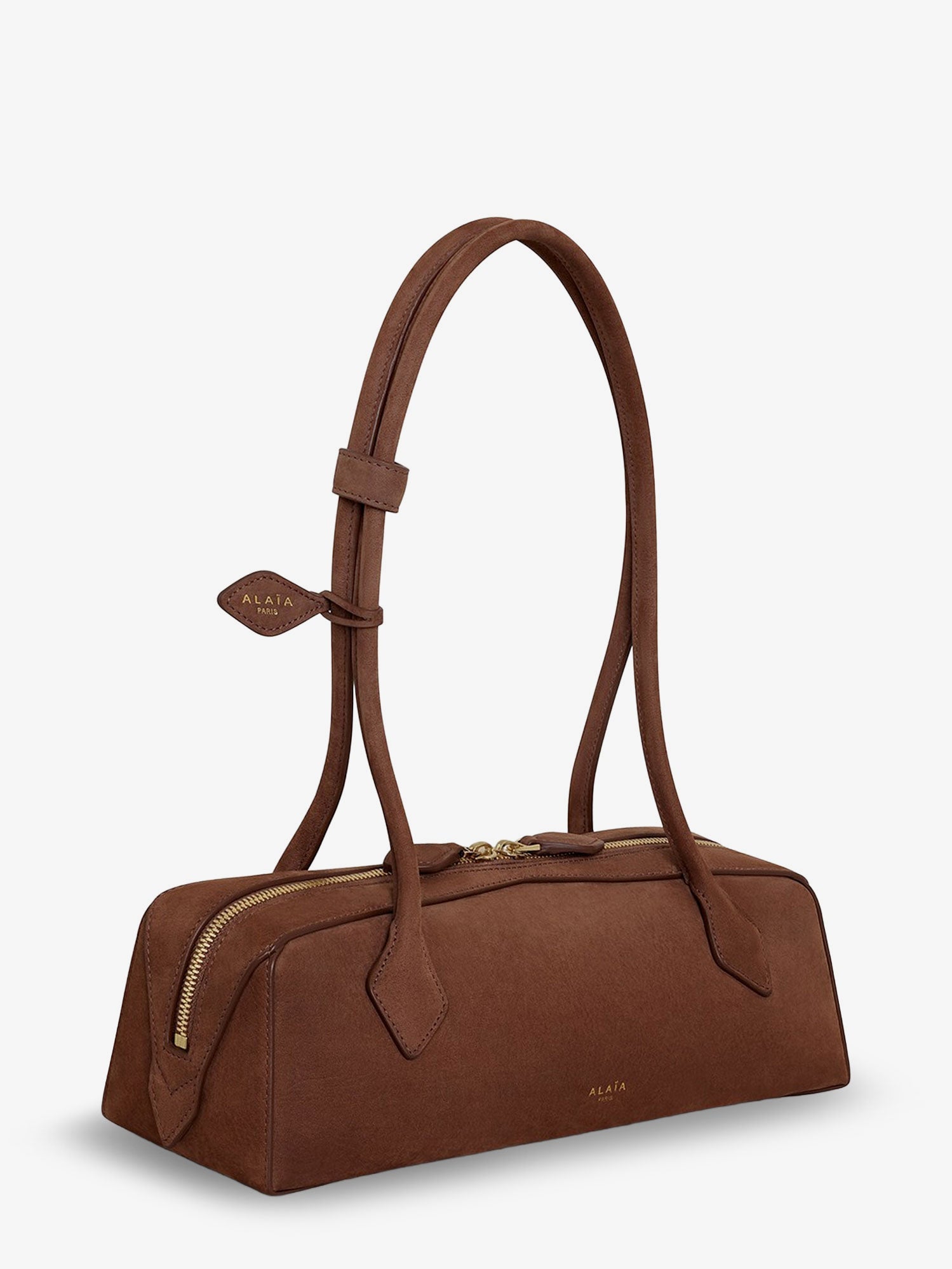 Alaïa Borsa A Spalla Teckel Medium In Suede