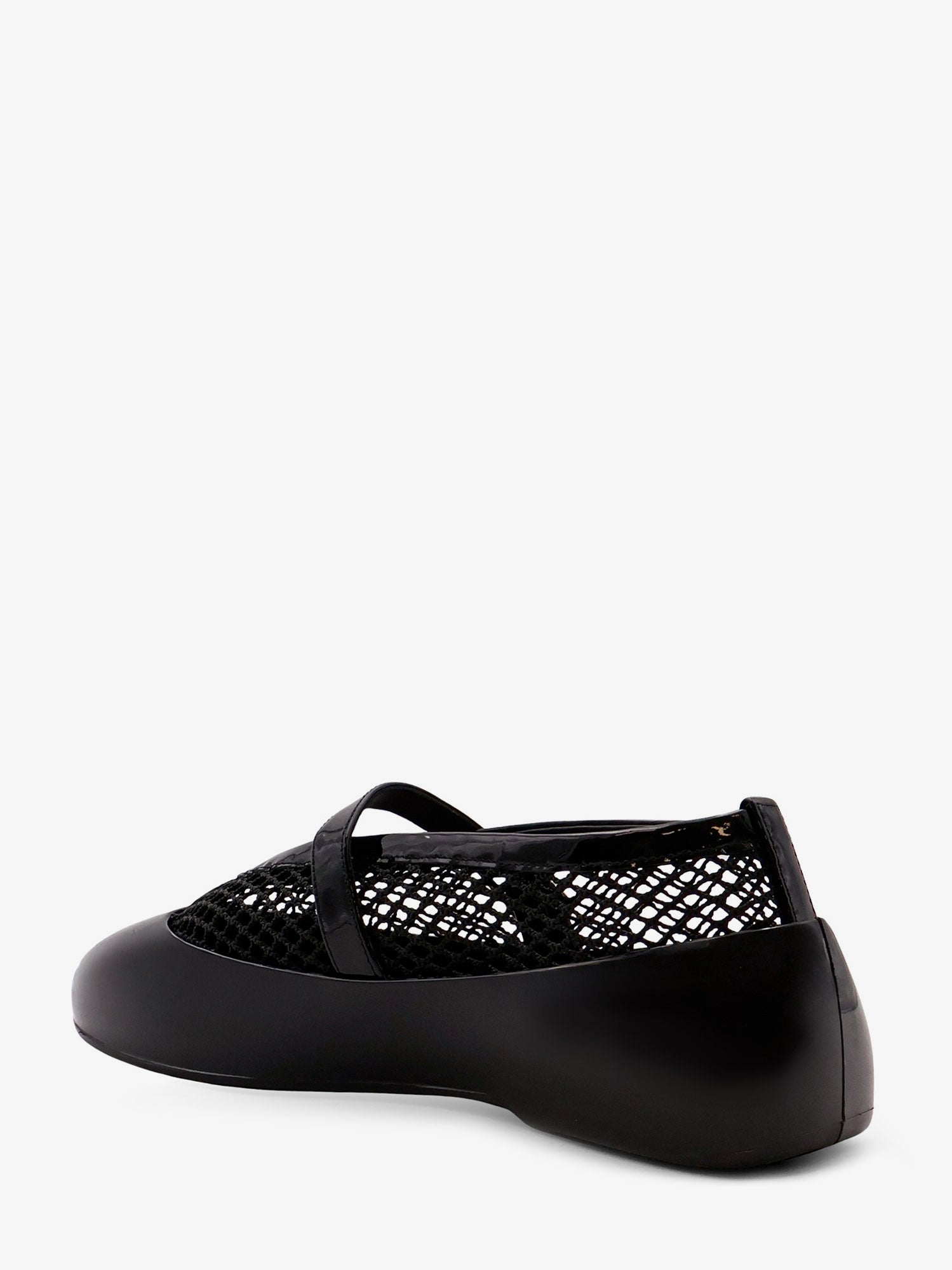 Alaïa Rubber Flat Mesh Ballerinas