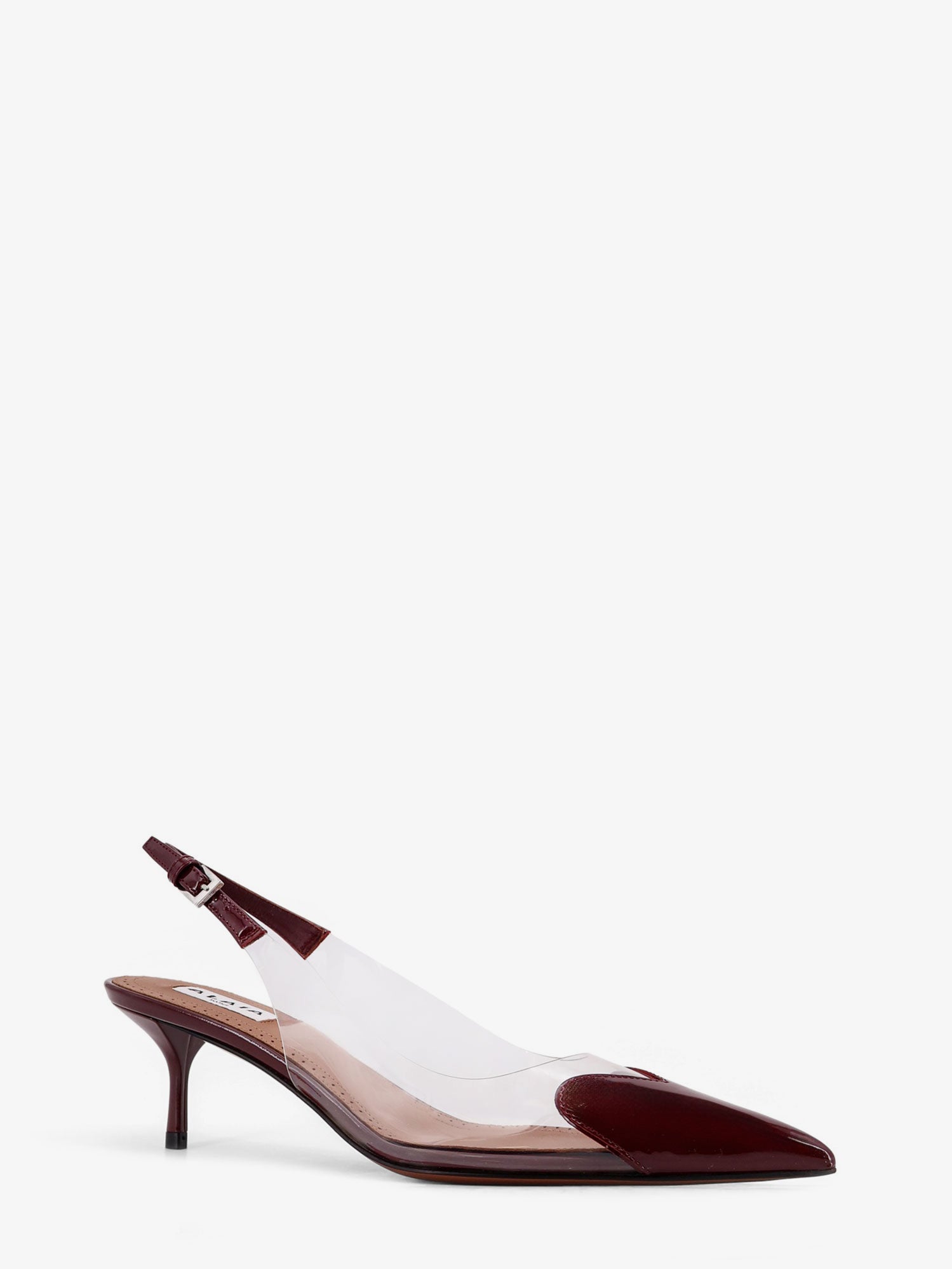 Alaïa Le Coeur Pvc And Leather Slingback Décolleté