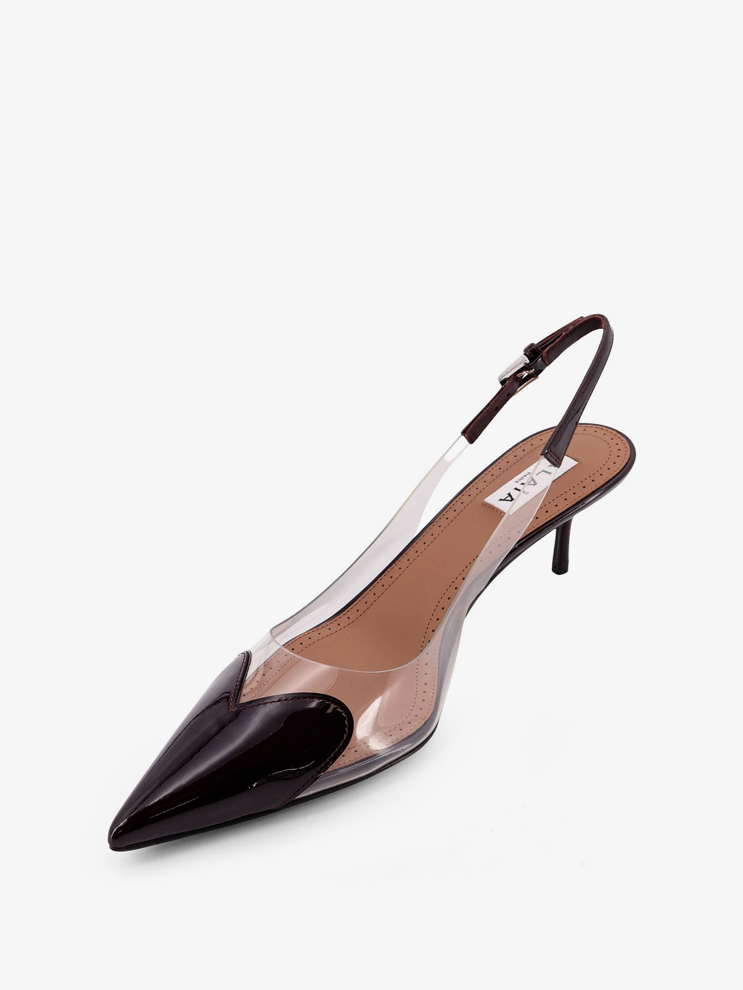 Alaïa Le Coeur Pvc And Leather Pumps