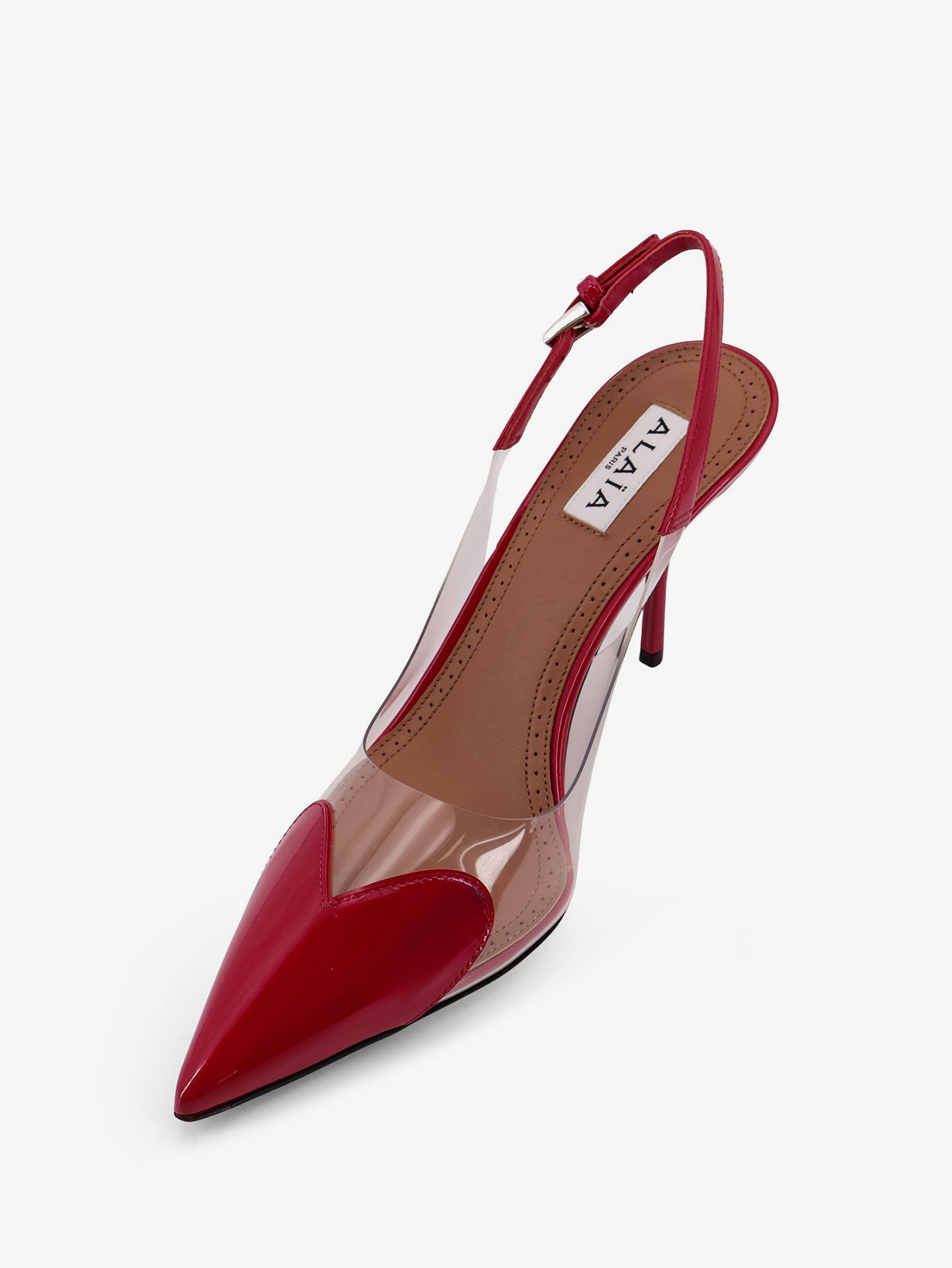 Alaïa Le Coeur Patent Leather Pumps