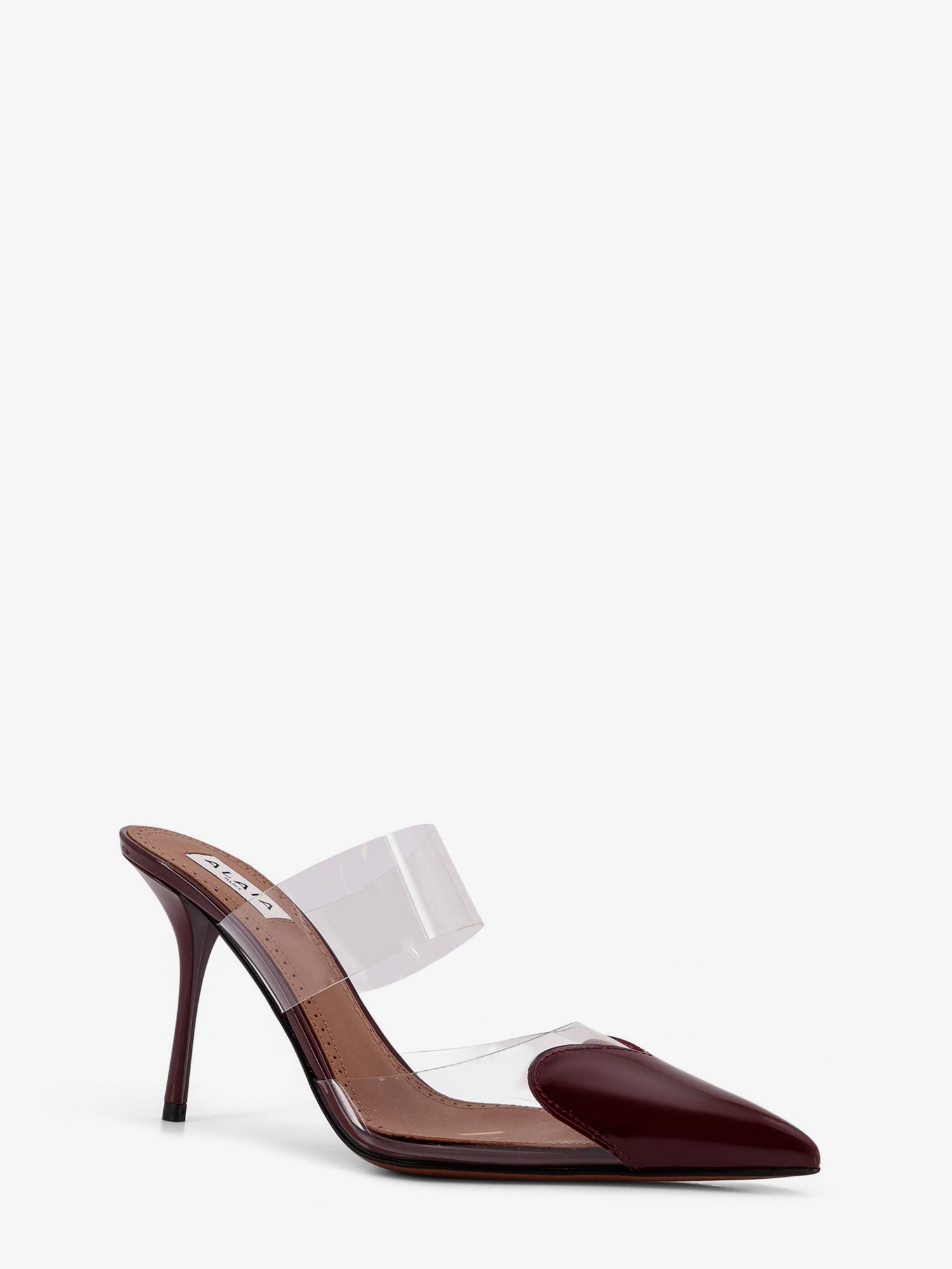 Alaïa Le Coeur Patent Leather Sandals