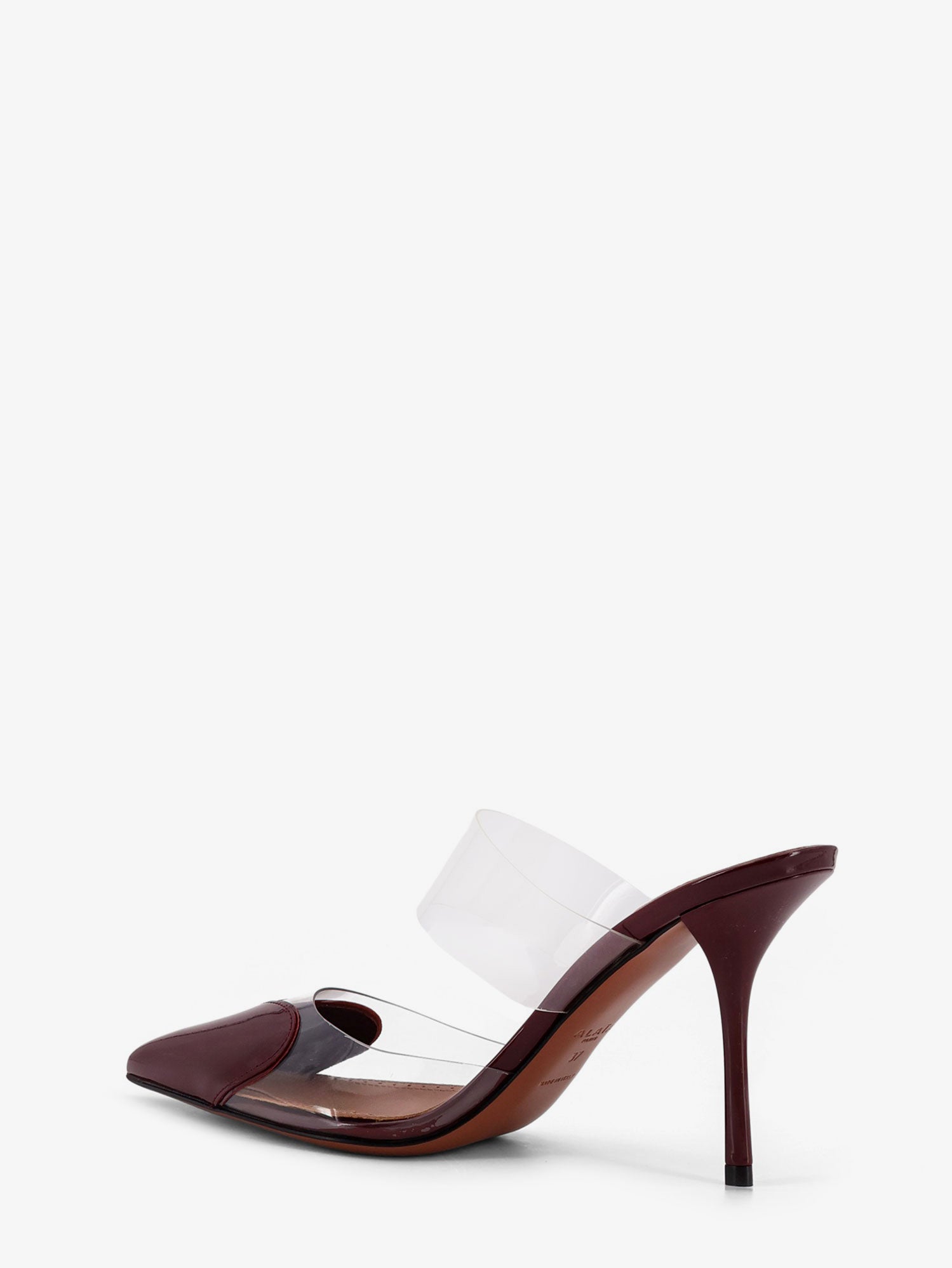 Alaïa Le Coeur Patent Leather Sandals