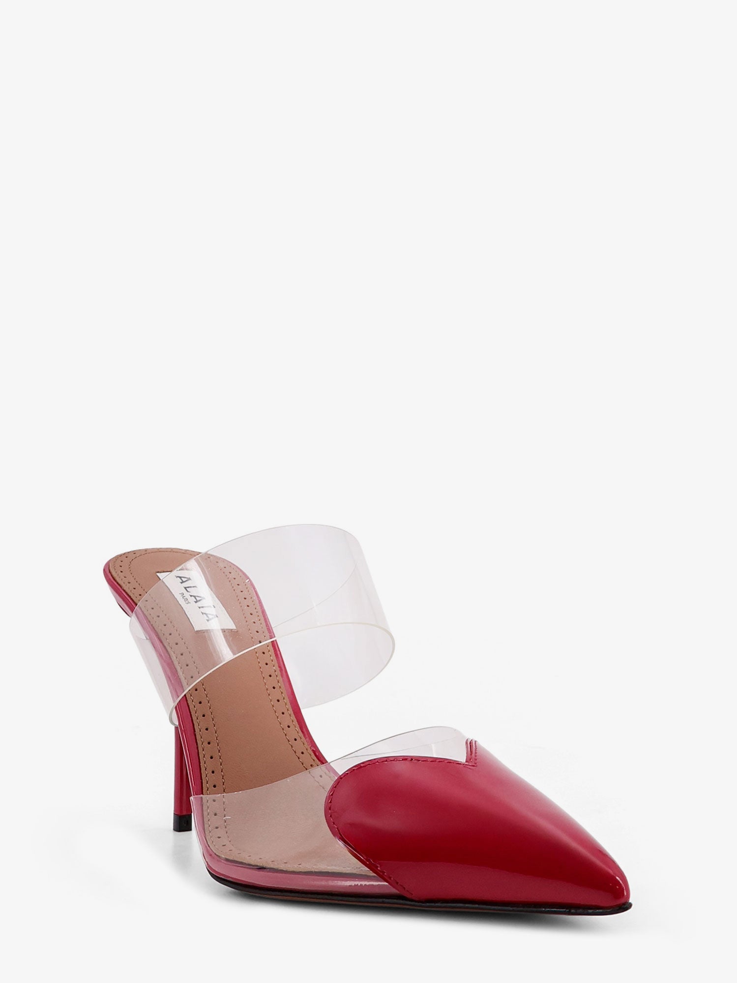 Alaïa Le Coeur Patent Leather Sandals