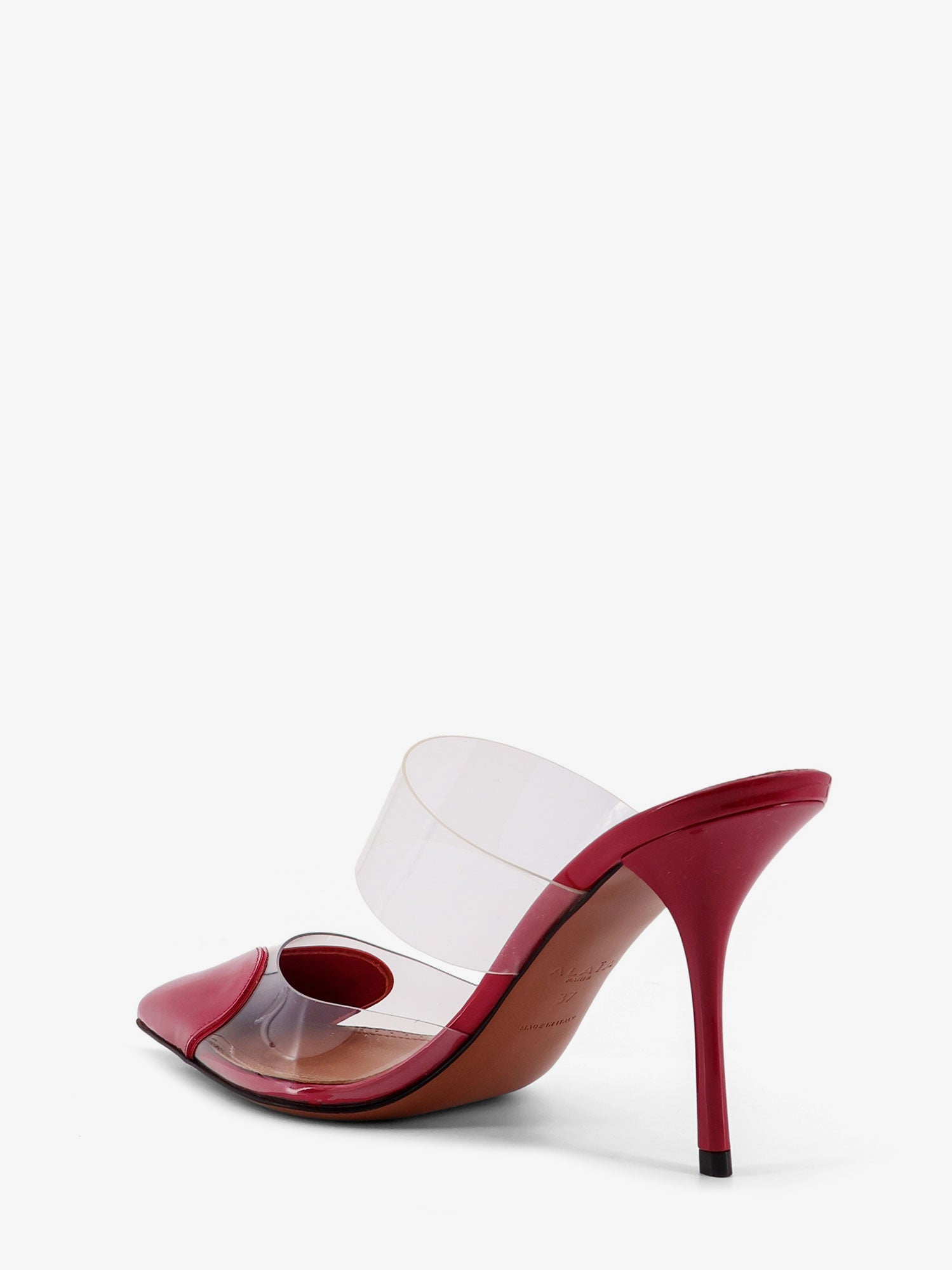 Alaïa Le Coeur Patent Leather Sandals