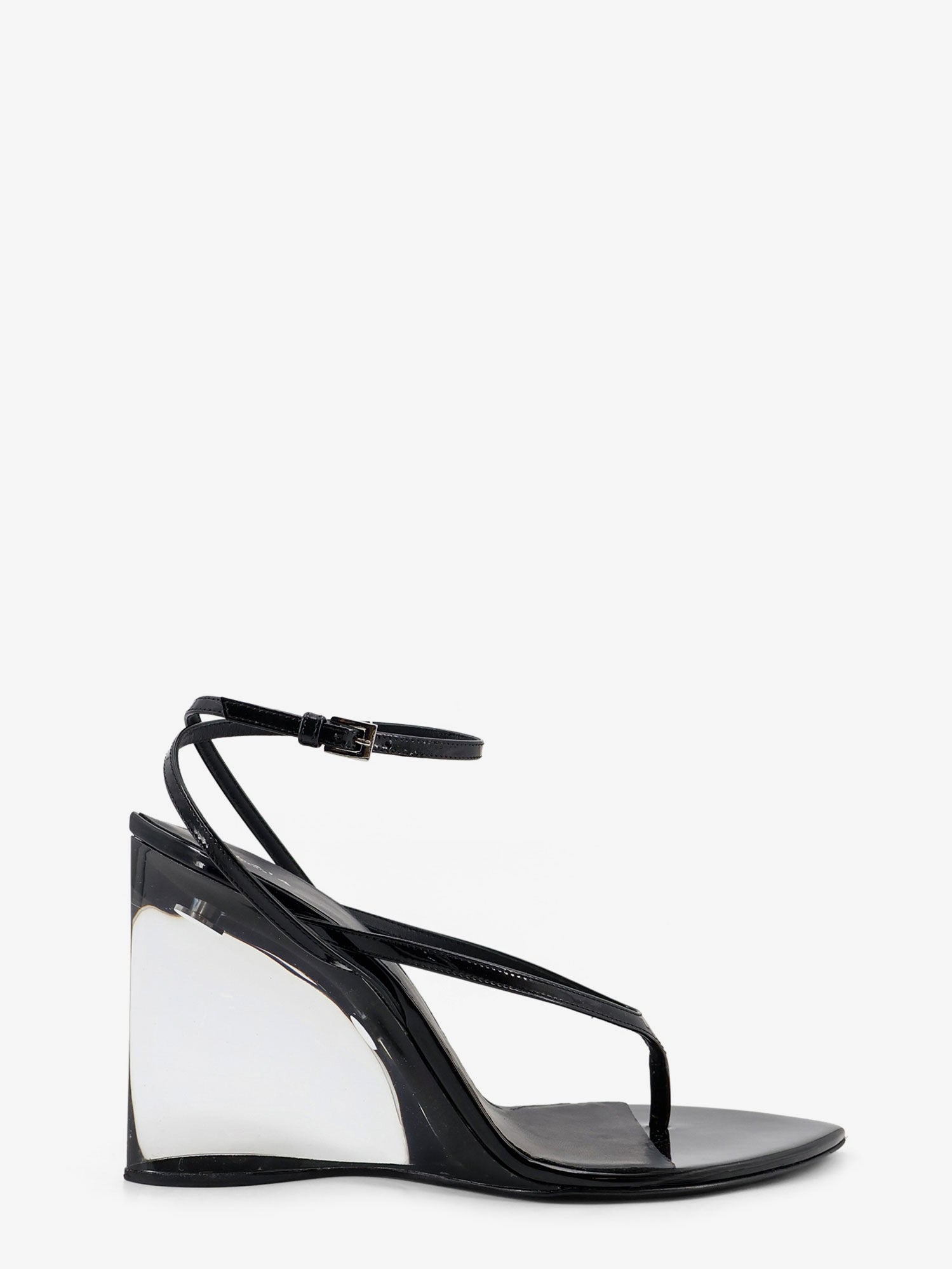 Alaïa Leather Sandals With Plexiglass Heels