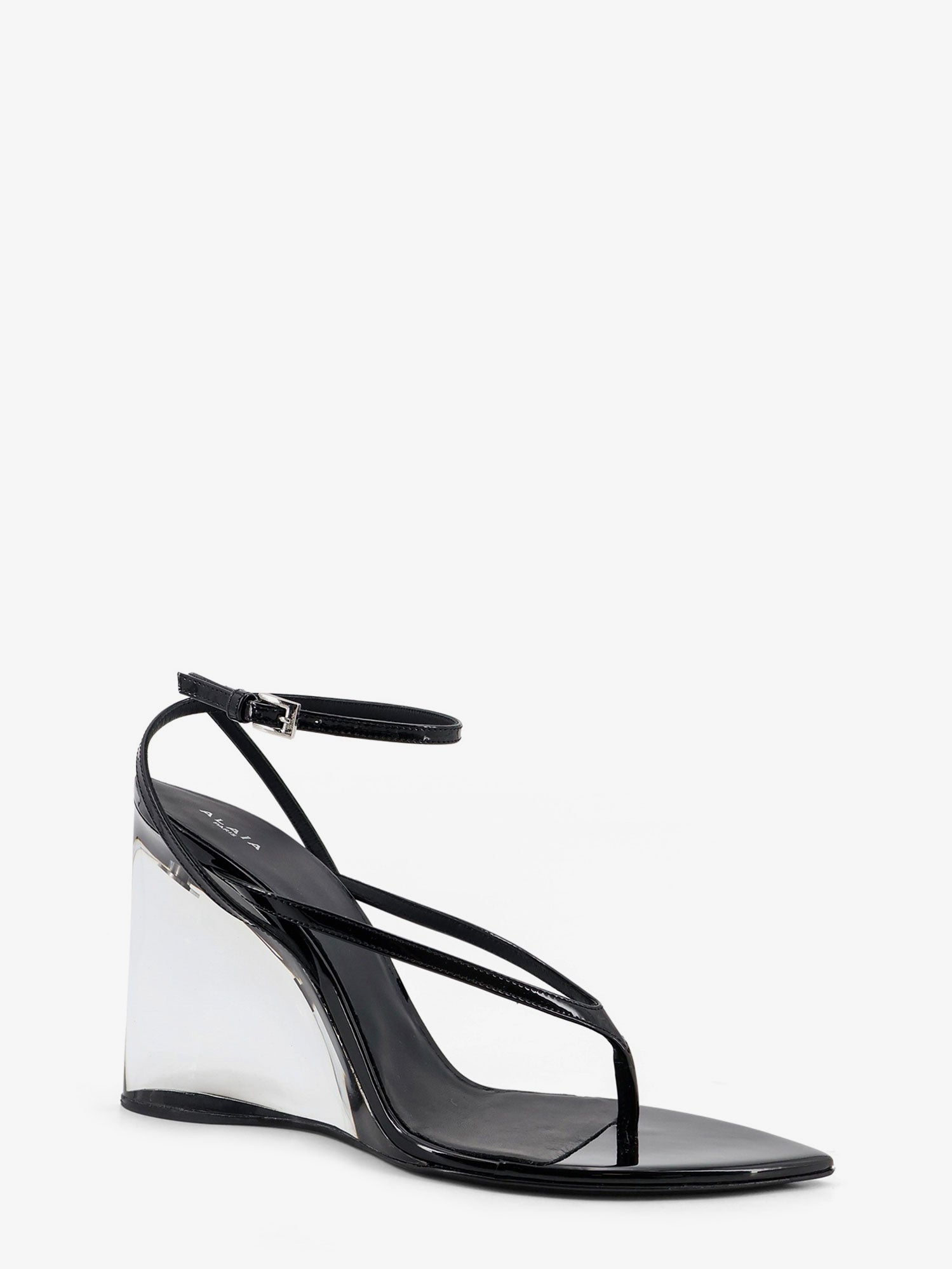 Alaïa Leather Sandals With Plexiglass Heels