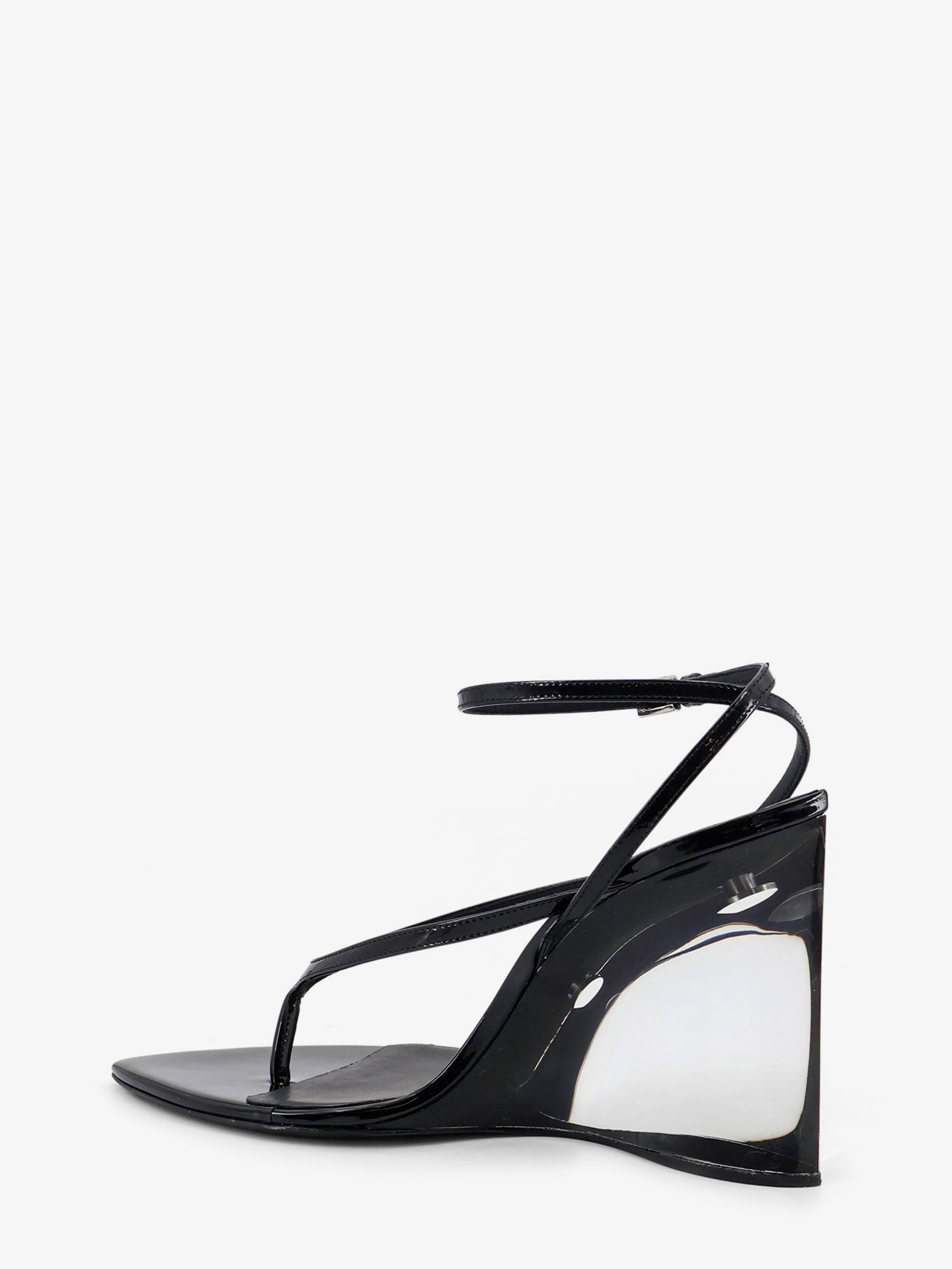 Alaïa Leather Sandals With Plexiglass Heels