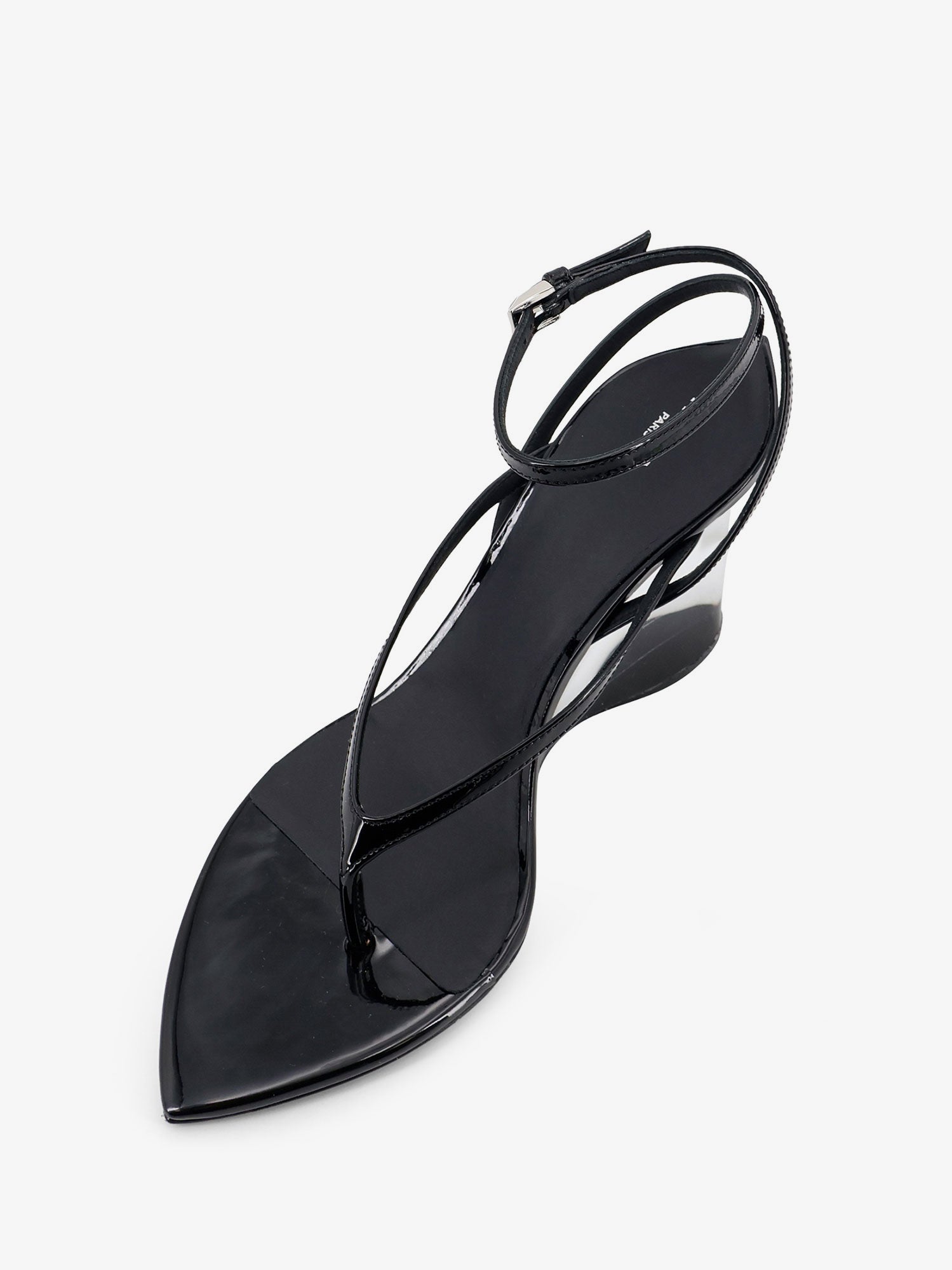 Alaïa Leather Sandals With Plexiglass Heels
