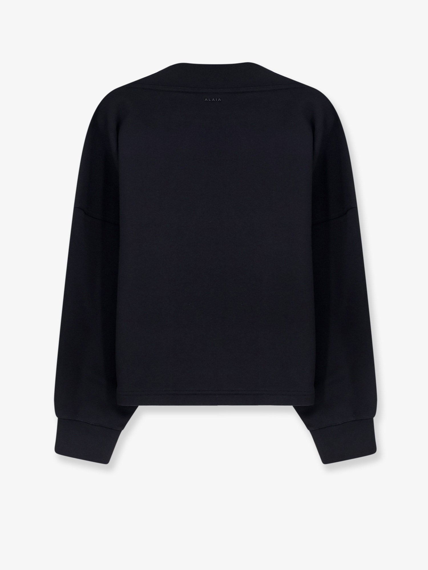 Alaïa Boatneck Cotton Sweatshirt