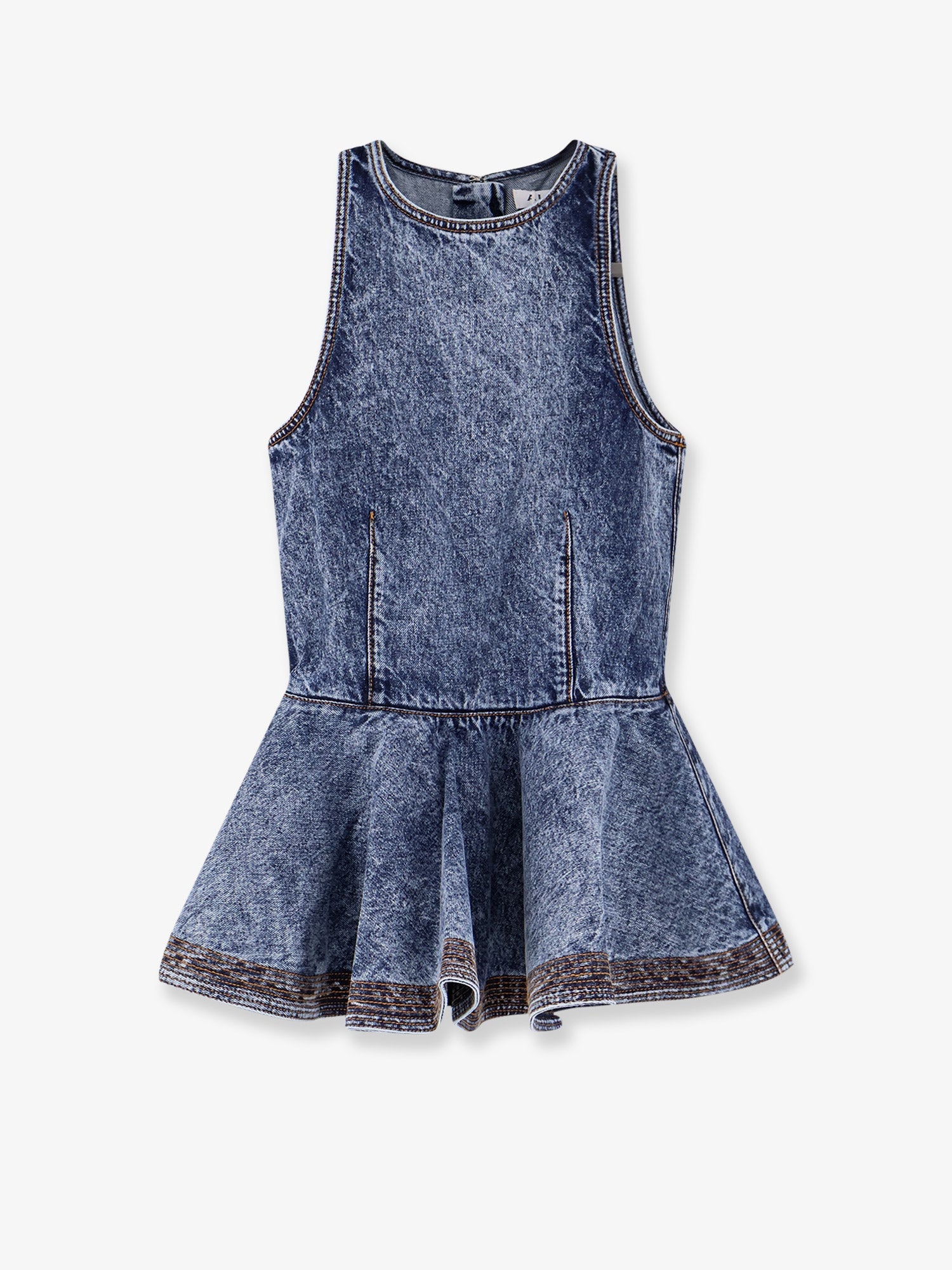 Alaïa Peplum Denim Top