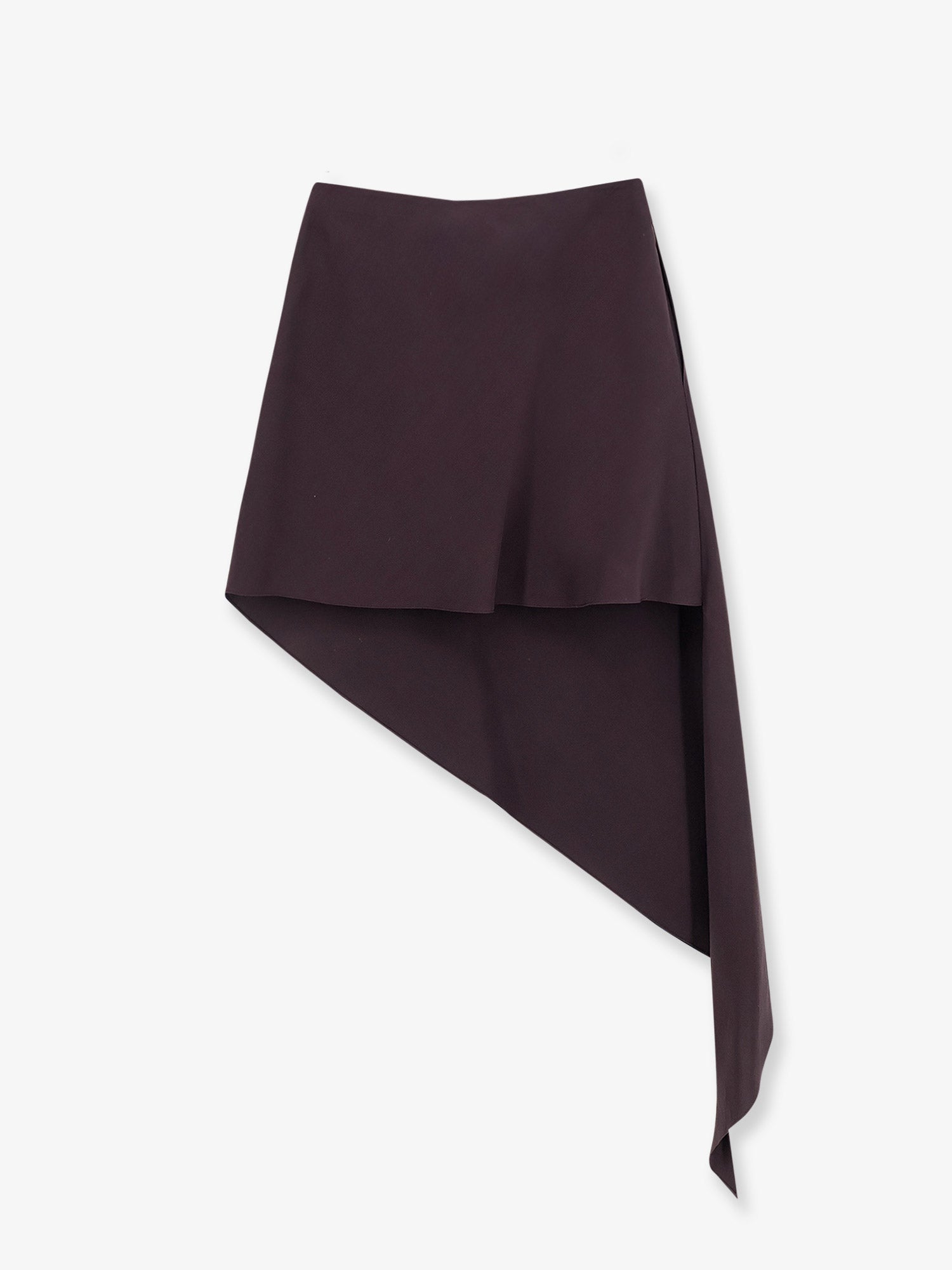 Alaïa Asymmetric Paper And Viscose Skirt