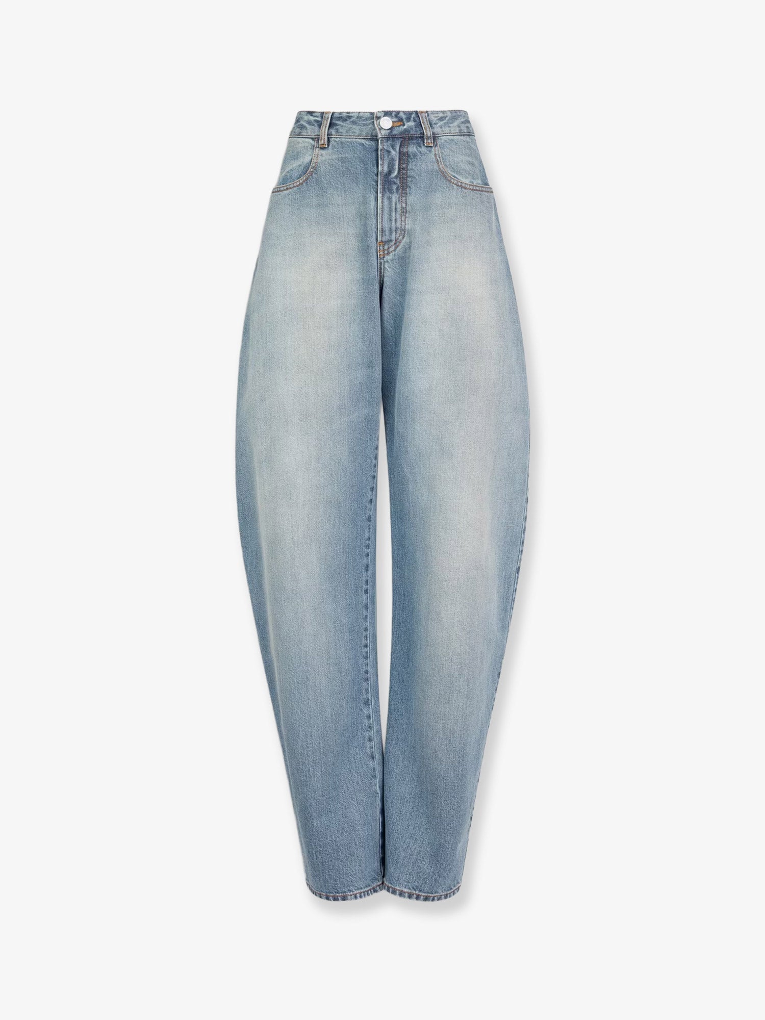 Alaïa Faded Blue Denim Jeans