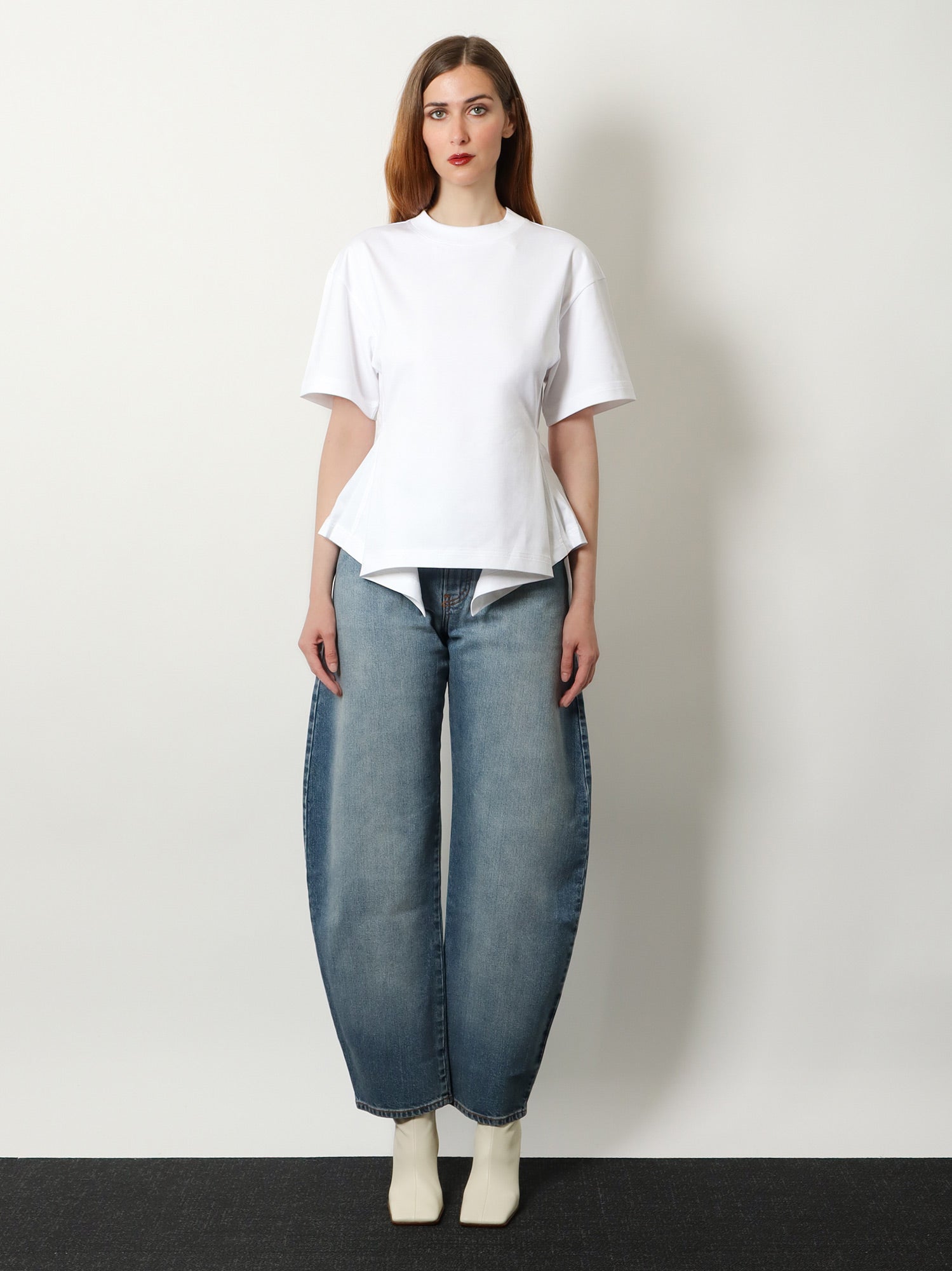 Alaïa Faded Blue Denim Jeans