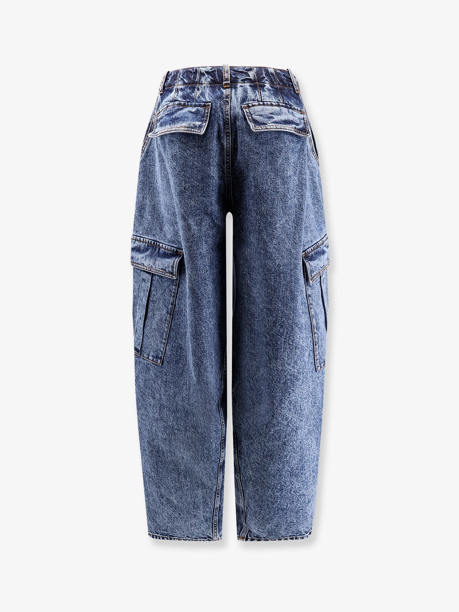 Alaïa Blue Denim Cargo Jeans