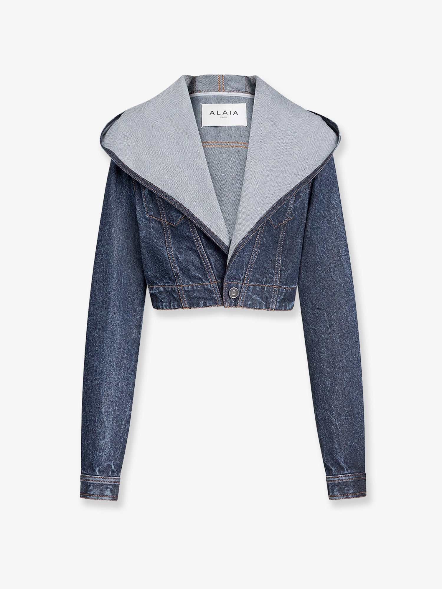 Alaïa Hooded Denim Jacket