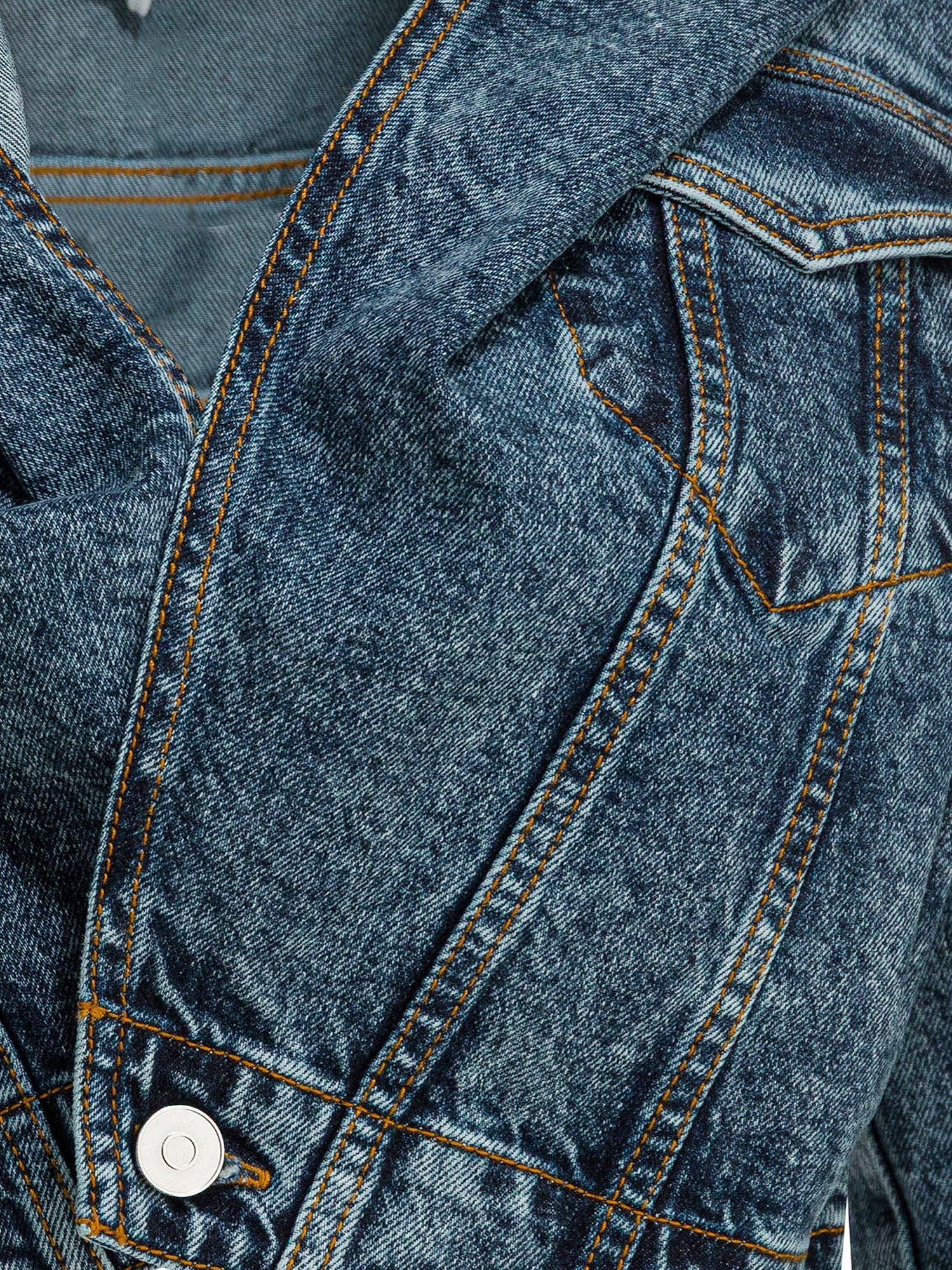 Alaïa Hooded Denim Jacket