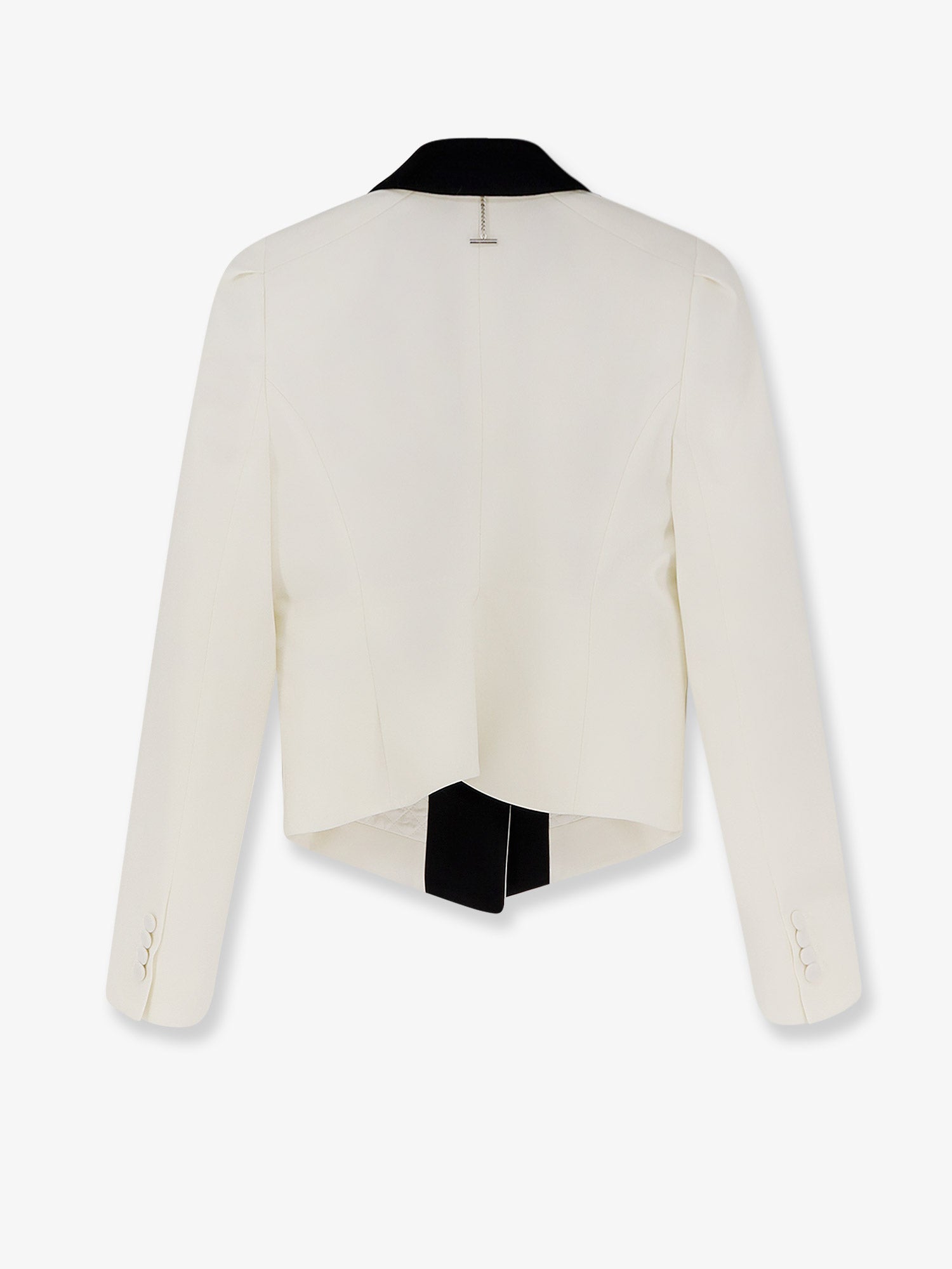 Alexander McQueen Wool Blazer With Satin Lapel