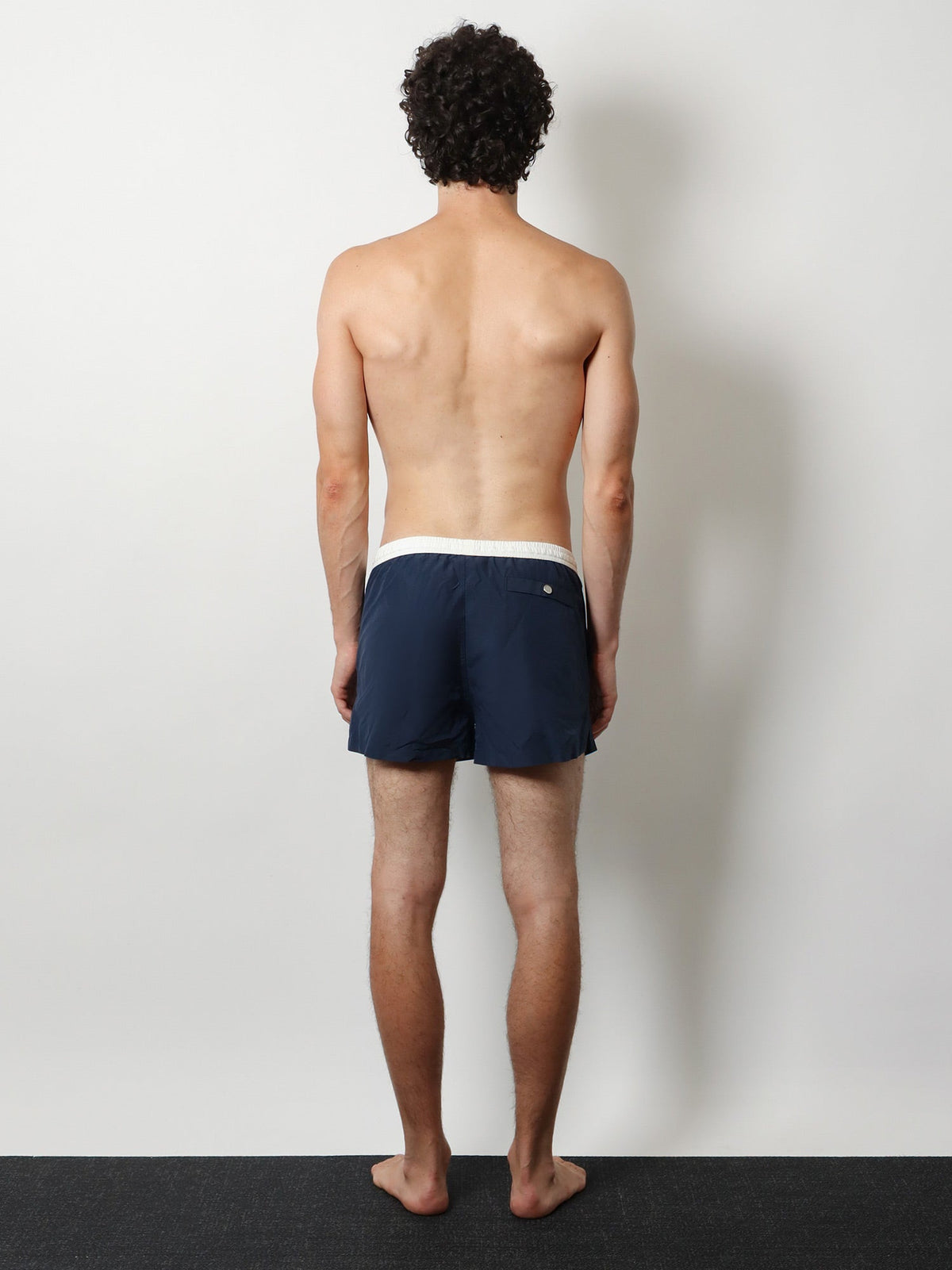 AMI Paris Nylon Swimsuit With Tone-on-tone Logo