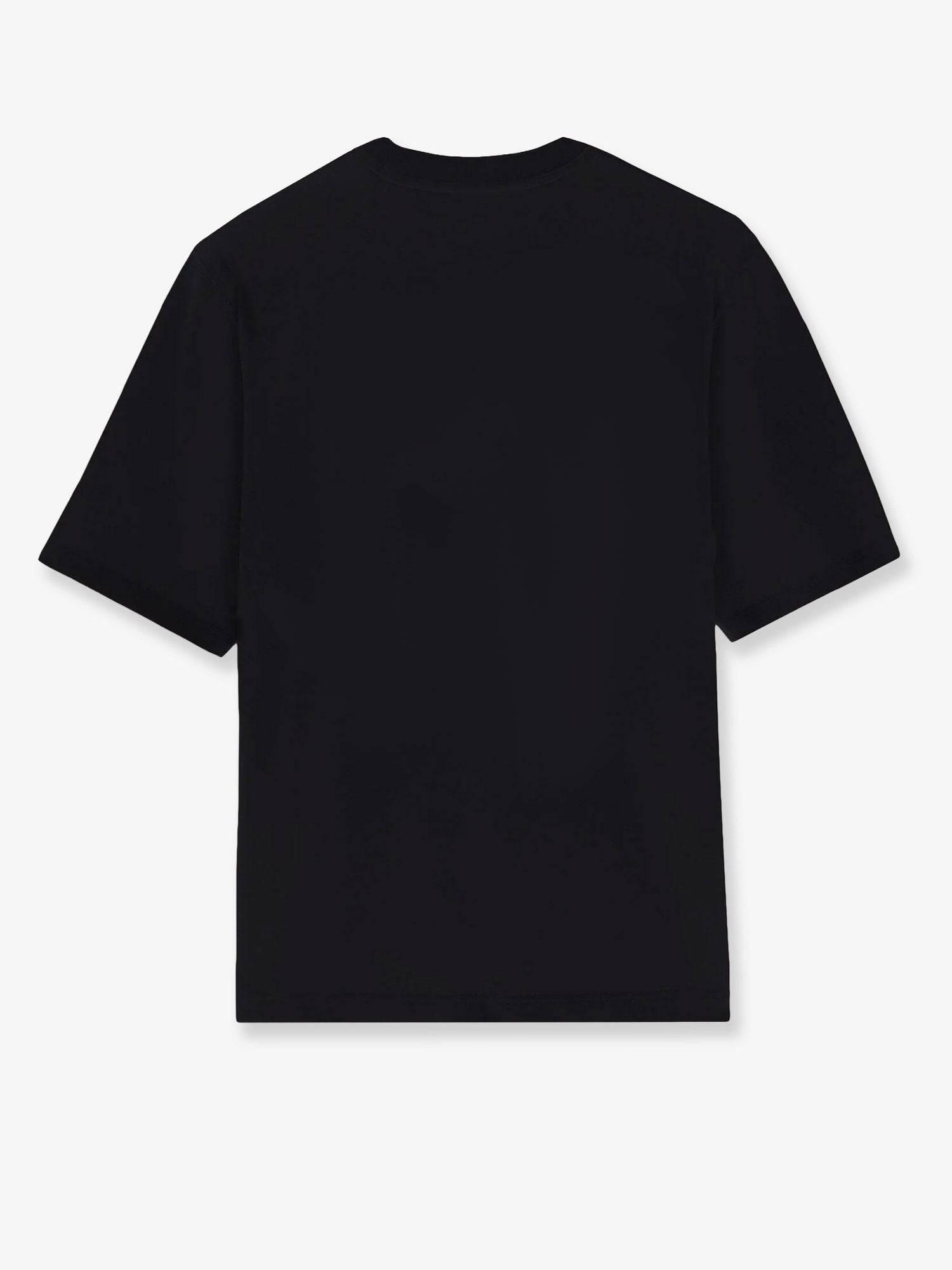AMI Paris Cotton T-shirt With Contrasting Embroidery