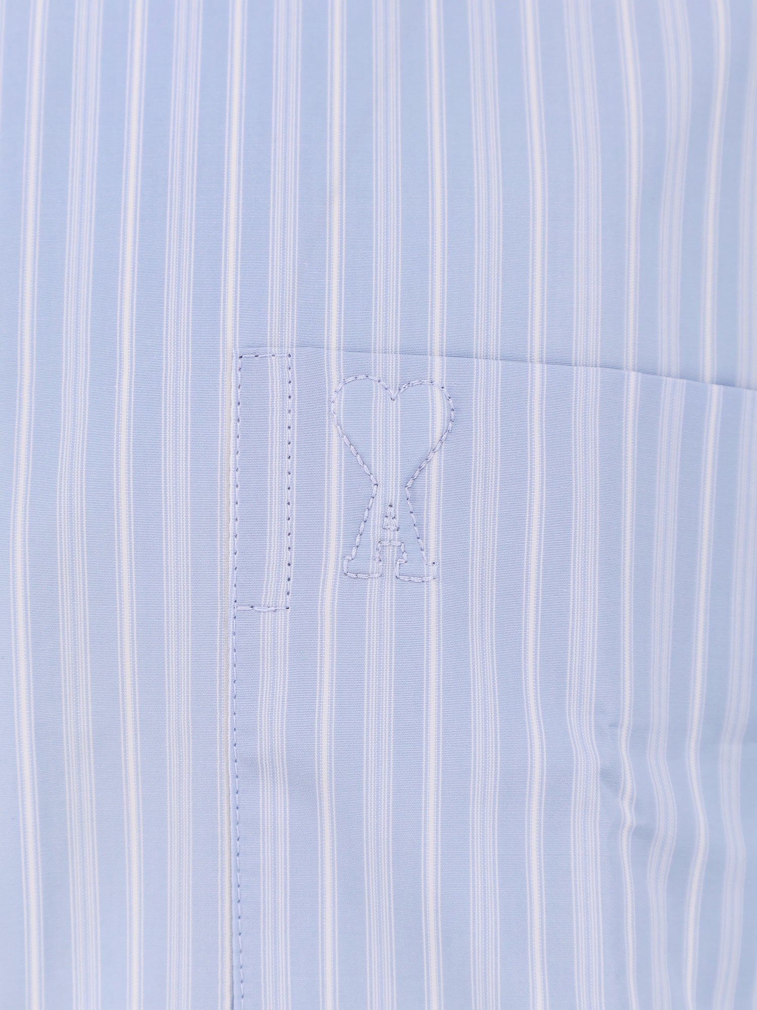 AMI Paris Striped Cotton Shirt