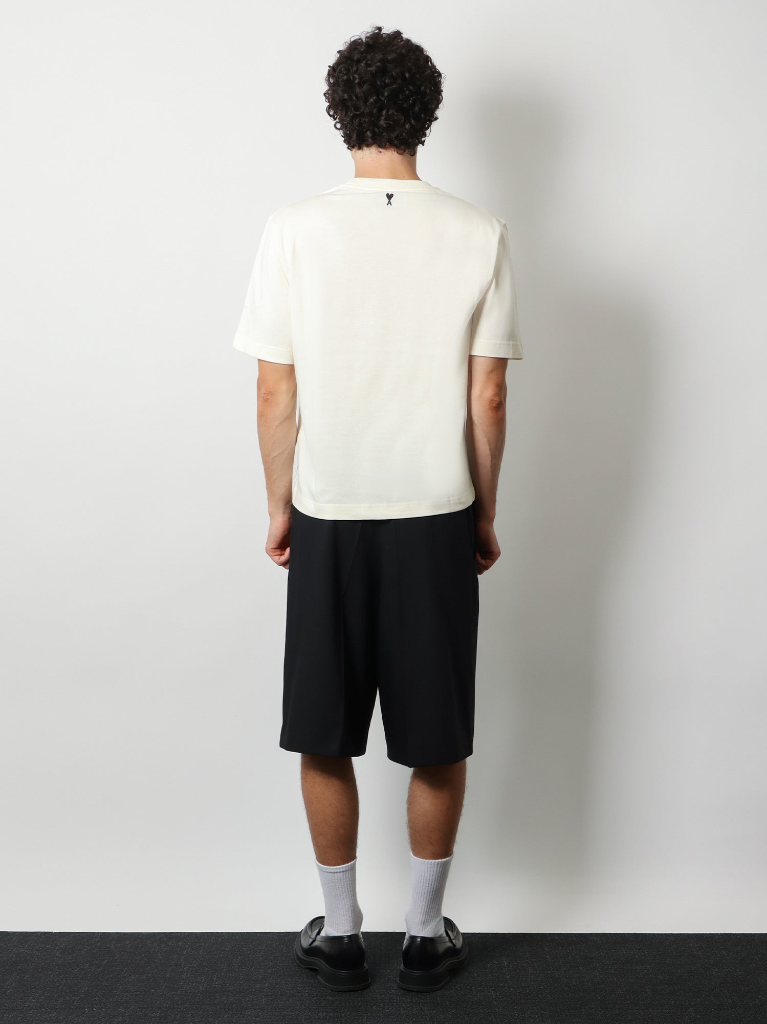 AMI Paris Cotton T-shirt With Frontal Print