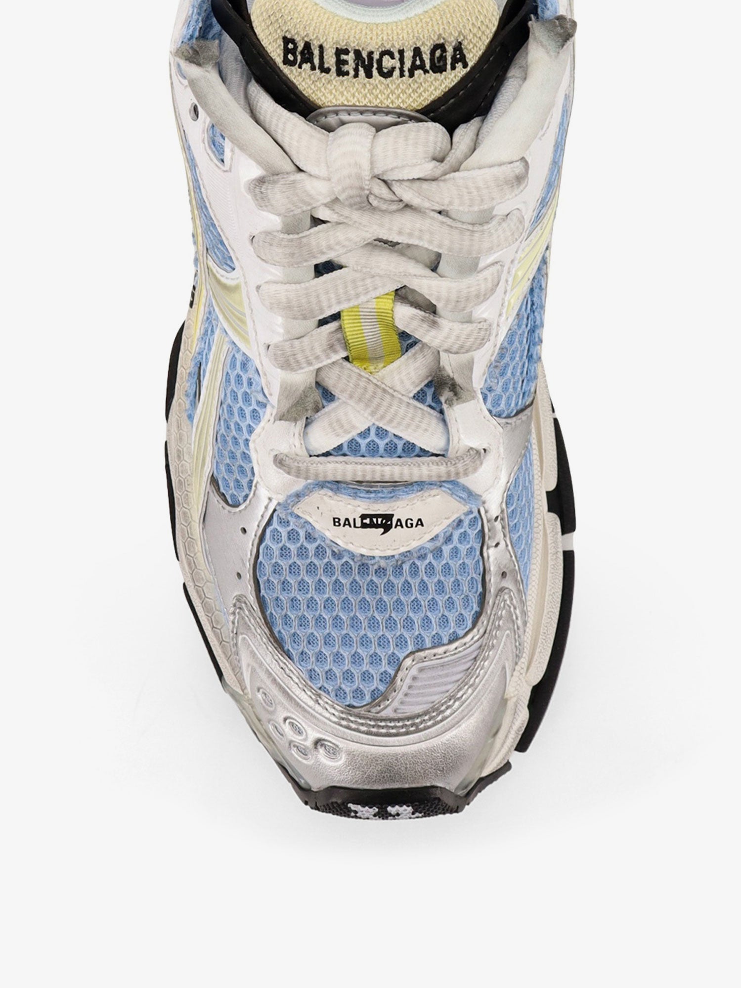 Balenciaga Low-top Runner Mesh Sneakers