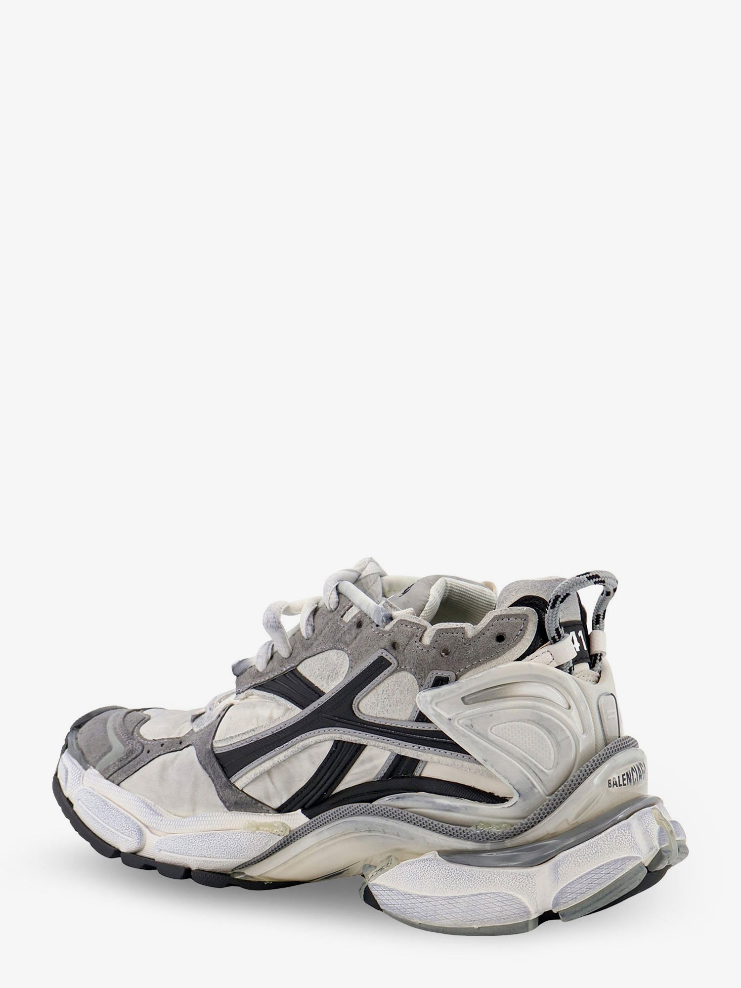 Balenciaga Runner Nylon Sneakers With Contrasting Inserts