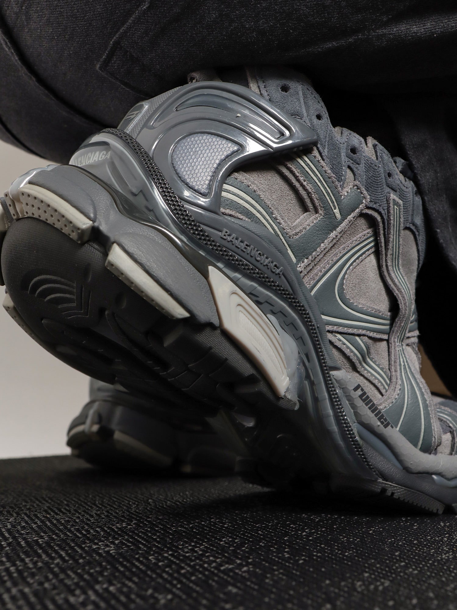 Balenciaga Runner Low-top Suede Sneakers