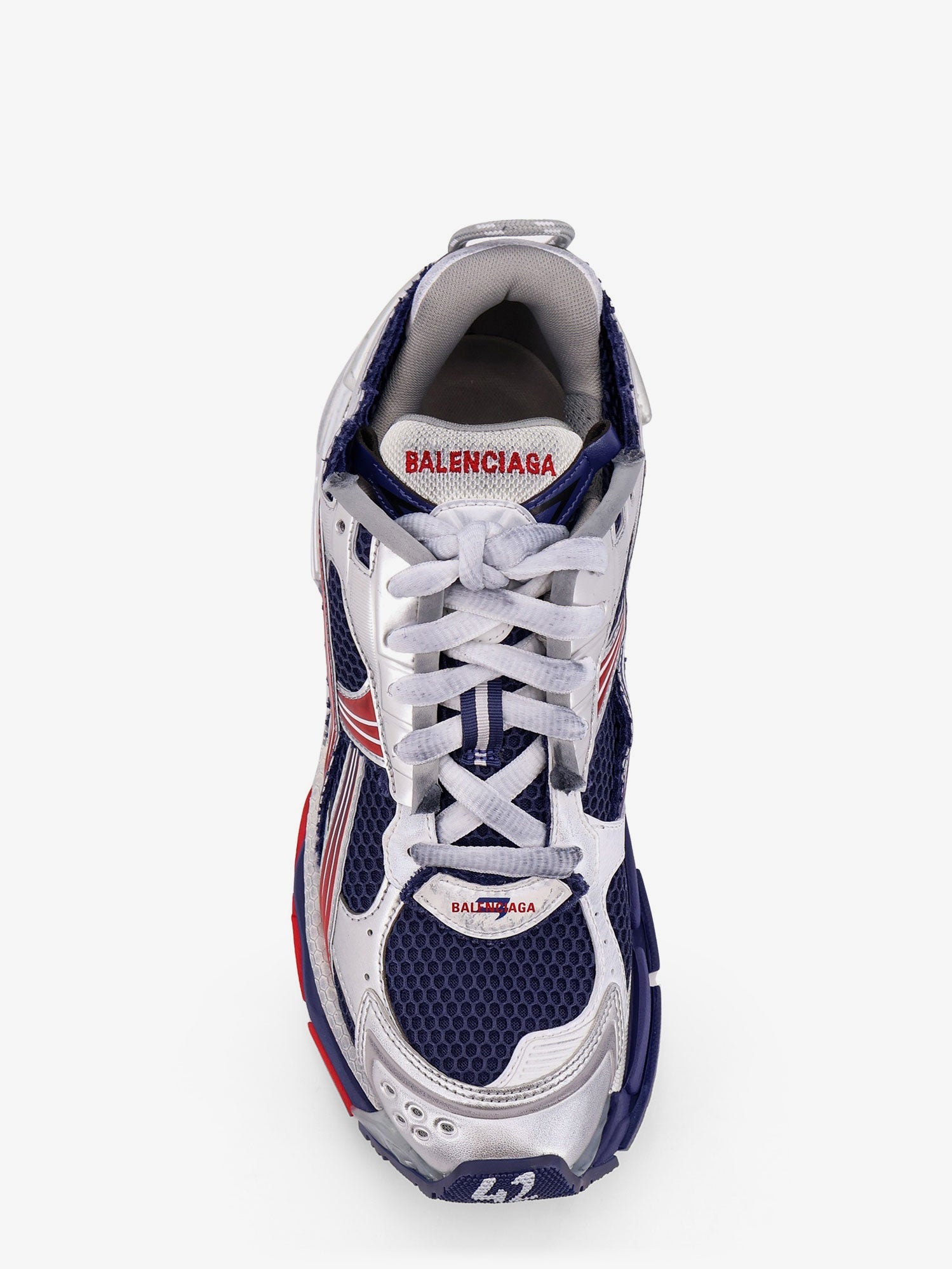 Balenciaga Mesh And Nylon Runner Sneakers