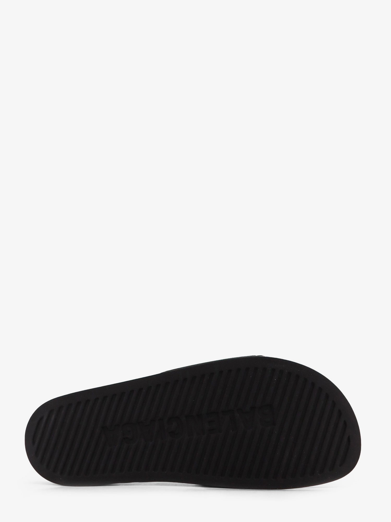 Balenciaga Rubber Pool Sandals With Logo On The Front