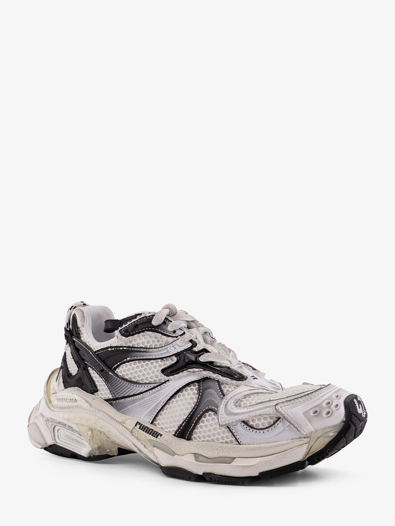 Balenciaga Mesh And Nylon Runner 2 Sneakers