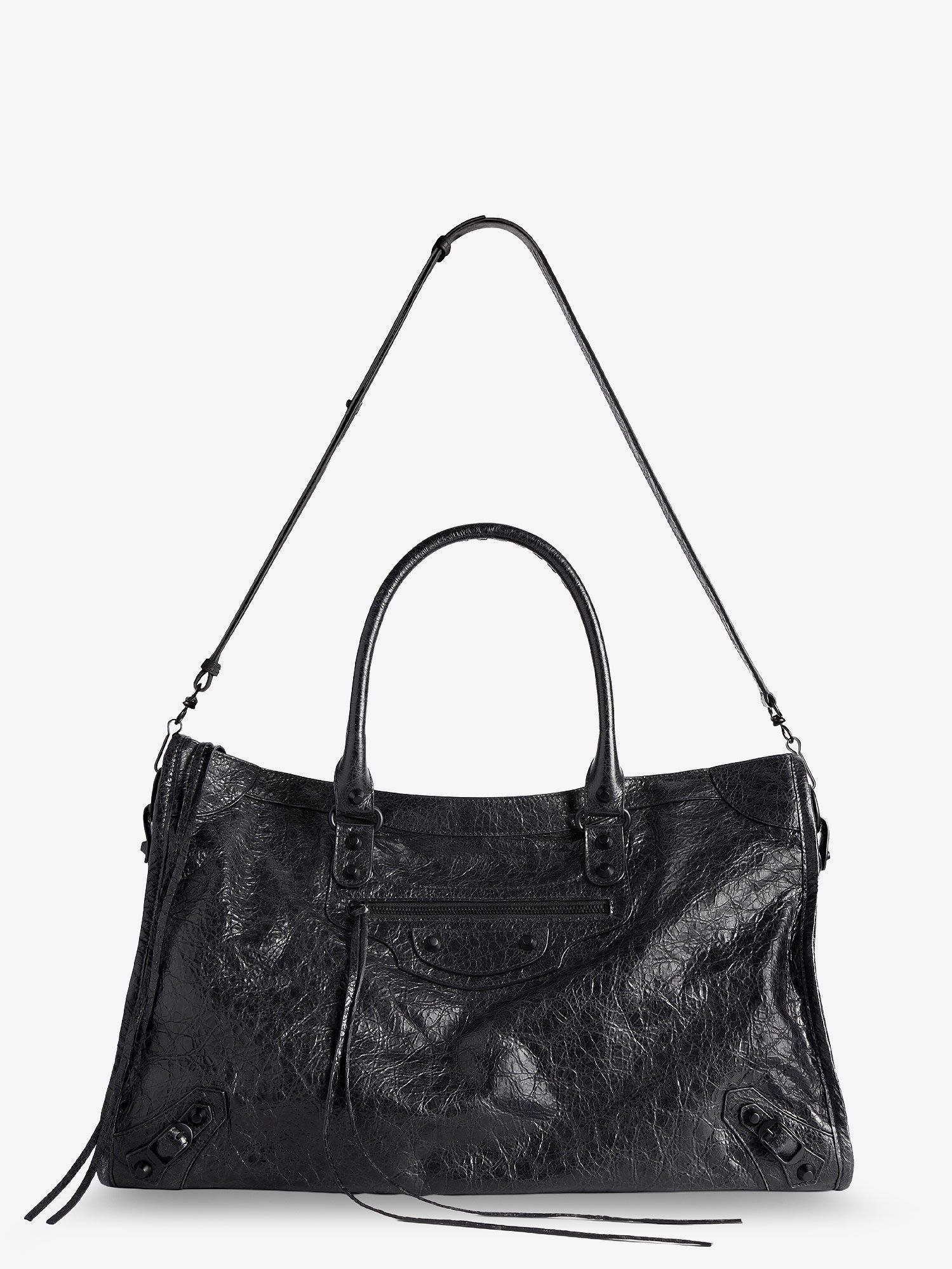 Balenciaga Le City Bag L Leather Shoulder Strap With Metal Details