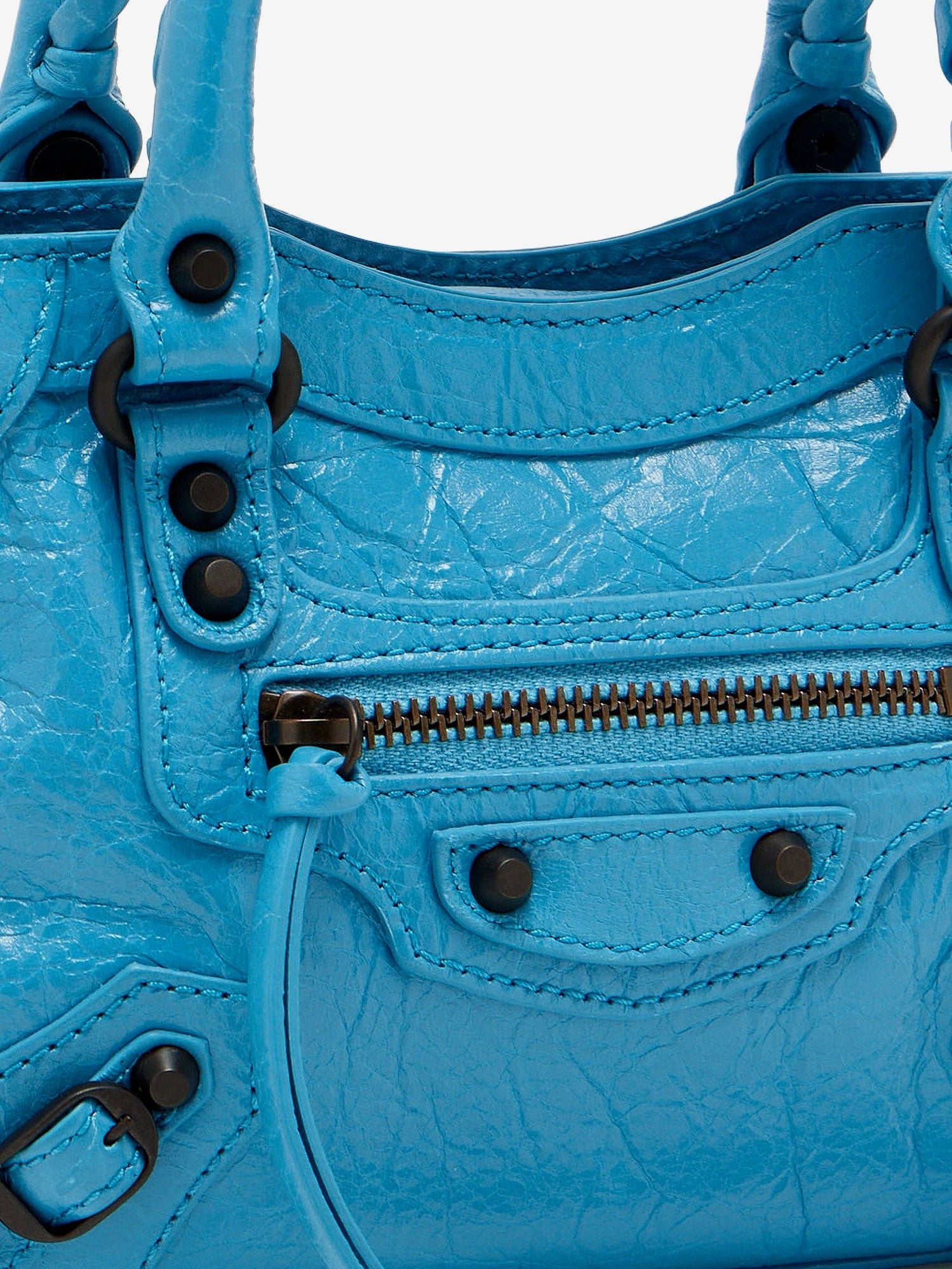 Balenciaga Le City Nano Leather Crossbody Bag