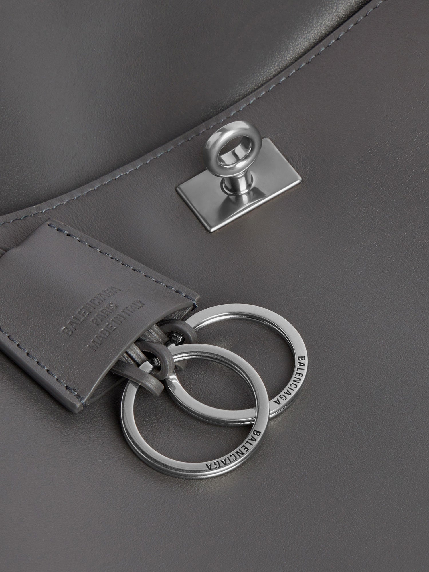 Balenciaga Rodeo Messenger Leather Crossbody Bag