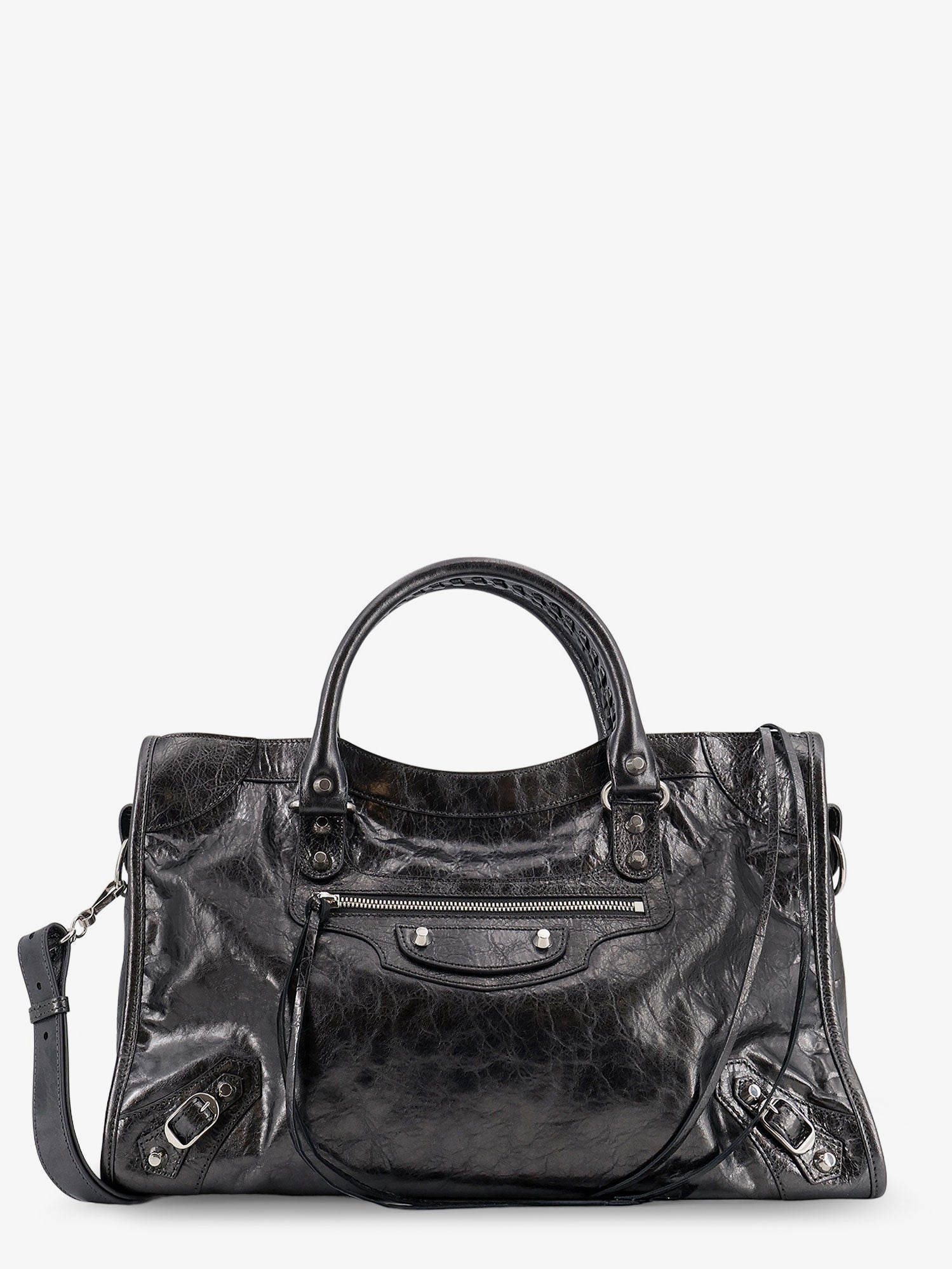 Balenciaga Le City Bag M Leather Crossbody Bag