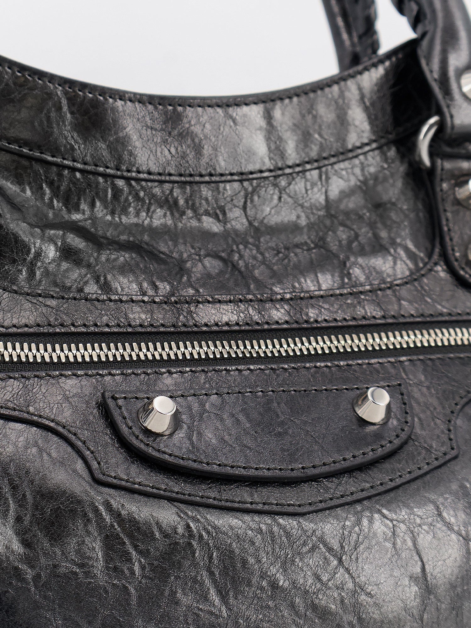 Balenciaga Le City Bag M Leather Crossbody Bag