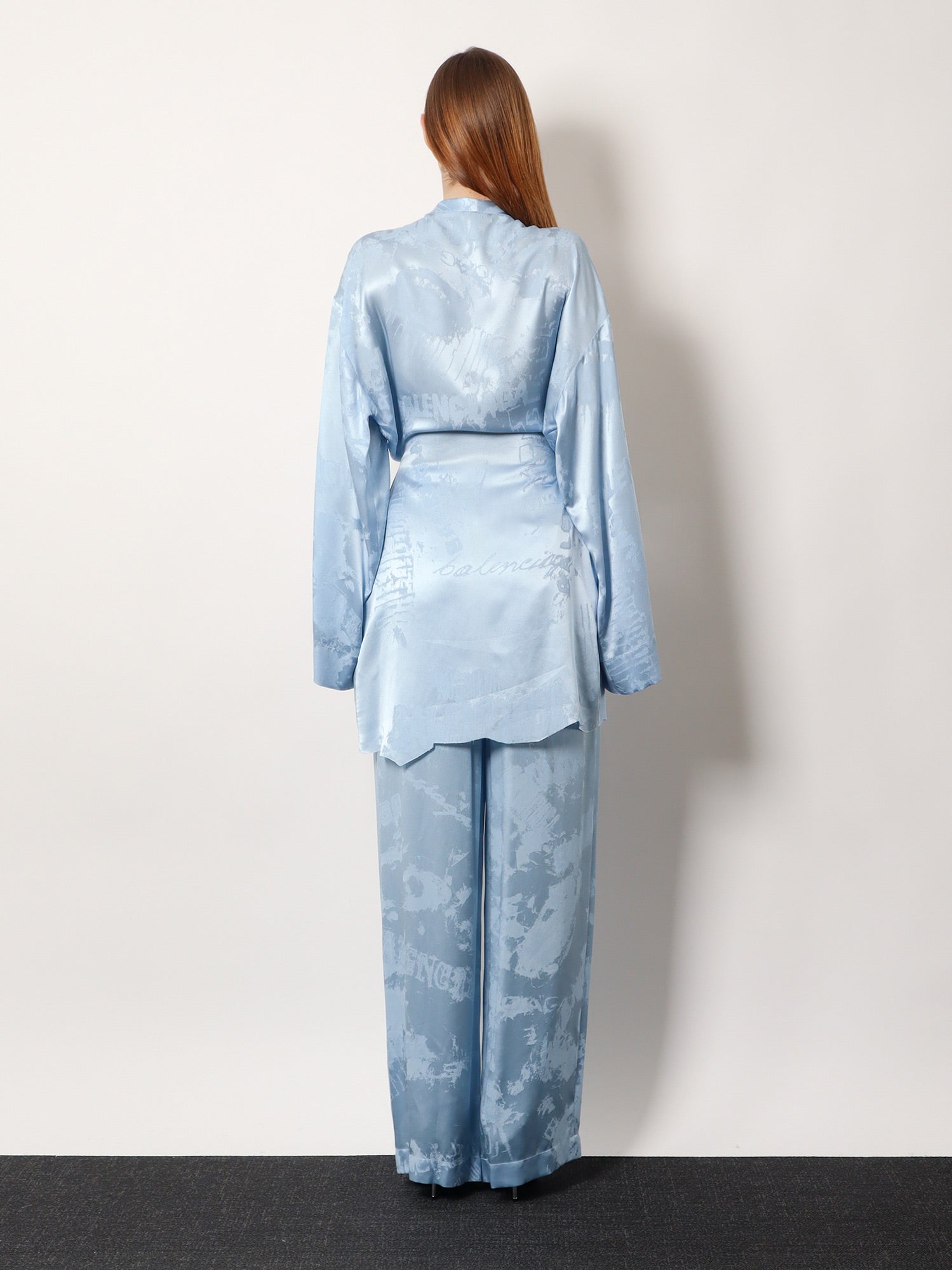 Balenciaga Wrap Silk Mini Dress