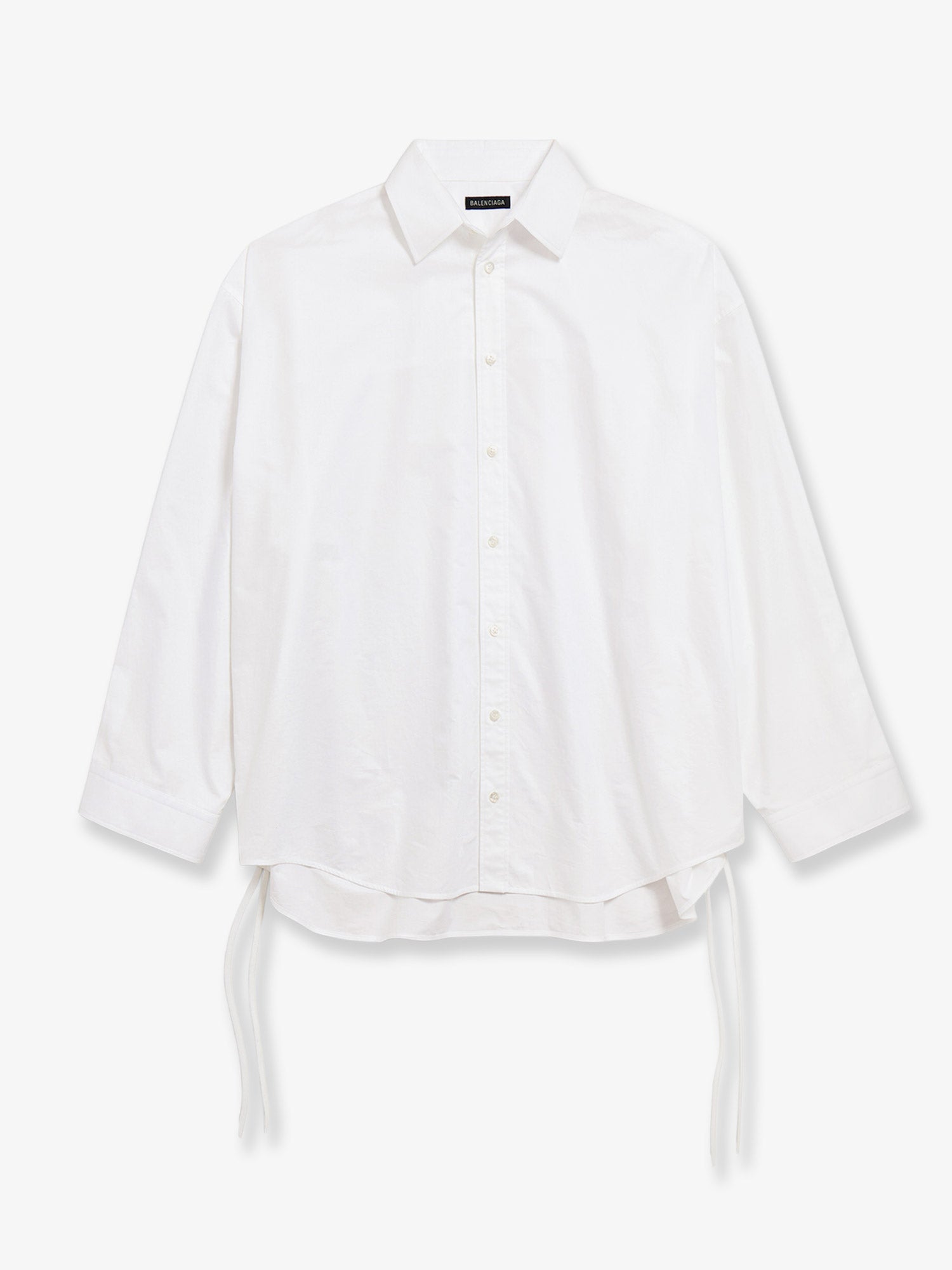 Balenciaga Lace-up Cotton Shirt