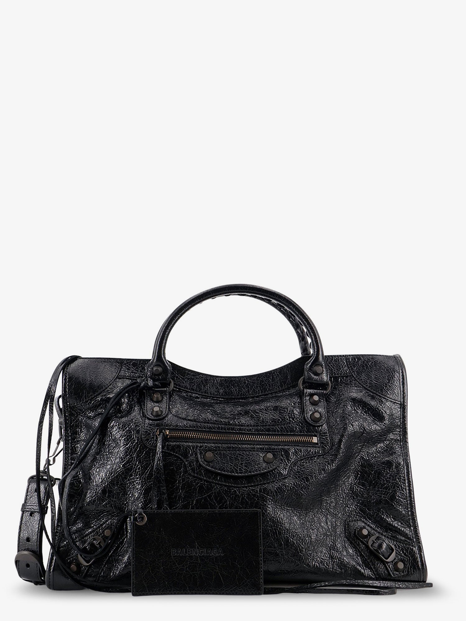 Balenciaga Le City Medium Leather Handbag