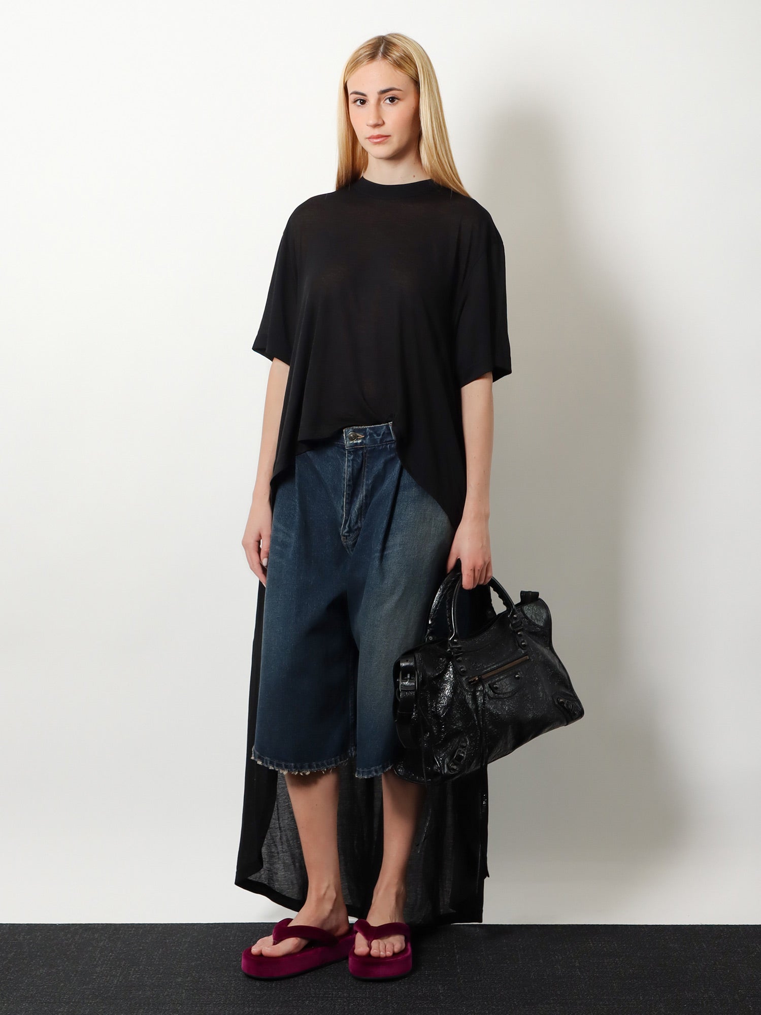 Balenciaga Le City Medium Leather Handbag