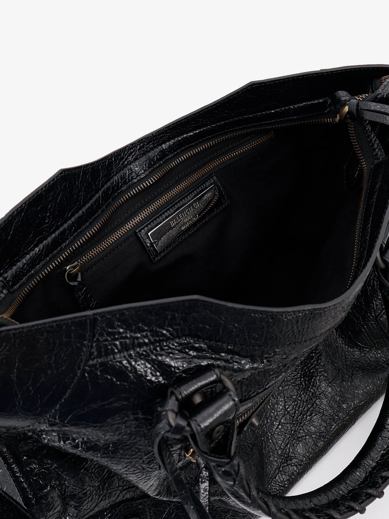 Balenciaga Le City Medium Leather Handbag