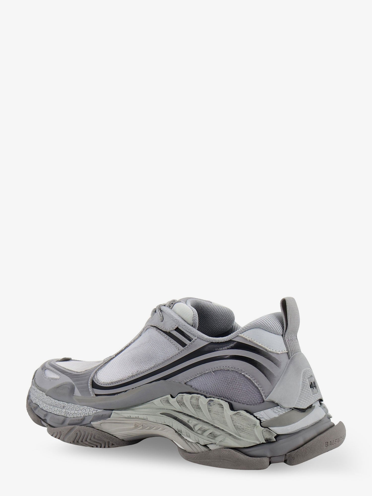 Balenciaga Triple S.2 Gradient Mesh And Nylon Insert Sneakers With Used Effect