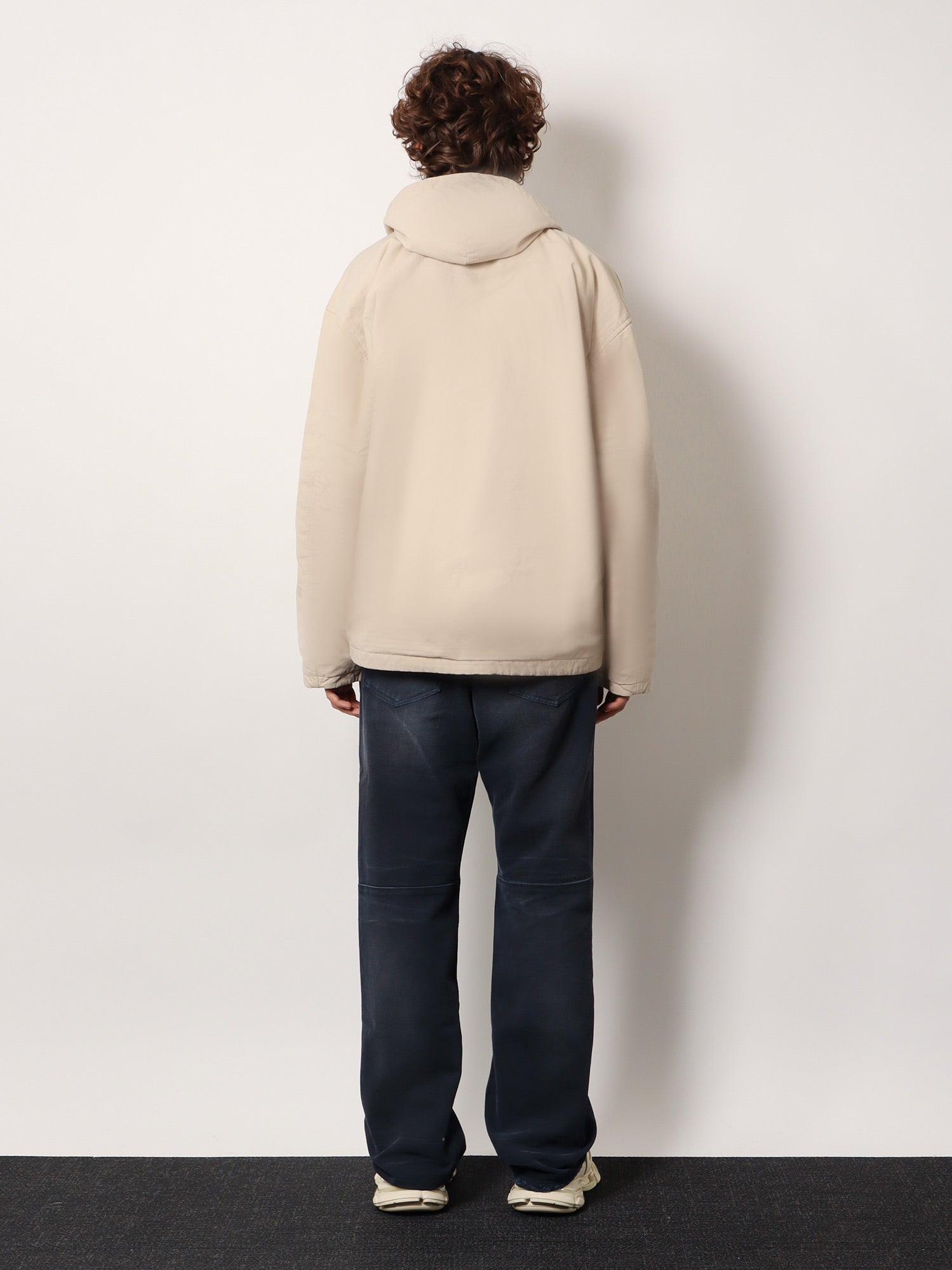 Balenciaga Cotton Blend Jacket With Embroidered Logo On The Front